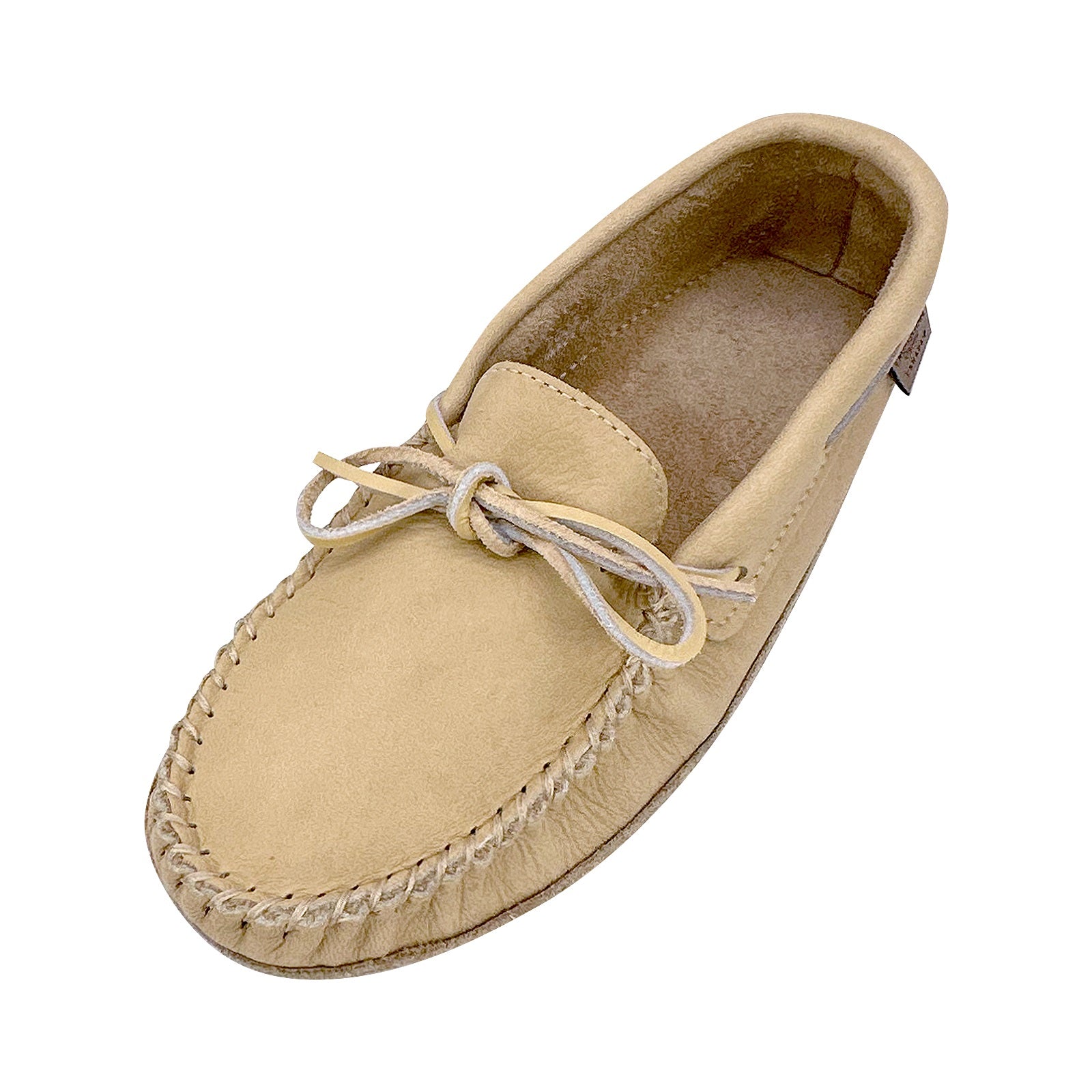 Men's Ivory Wide Leather Moccasins (Limited Edition)