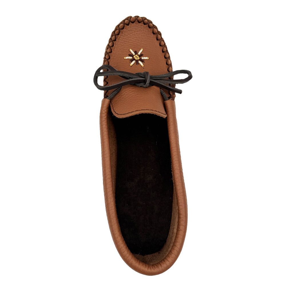 Women's Beaded Leather Moccasin Shoes