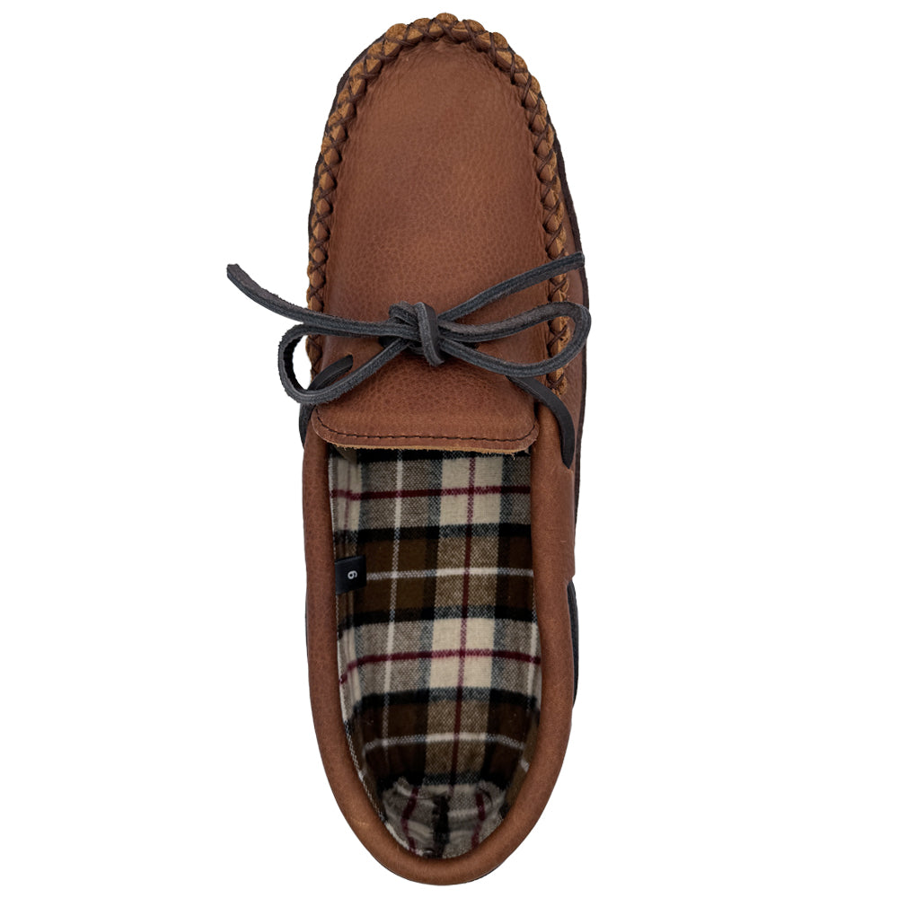 Men's Lined Leather Moccasin Shoes