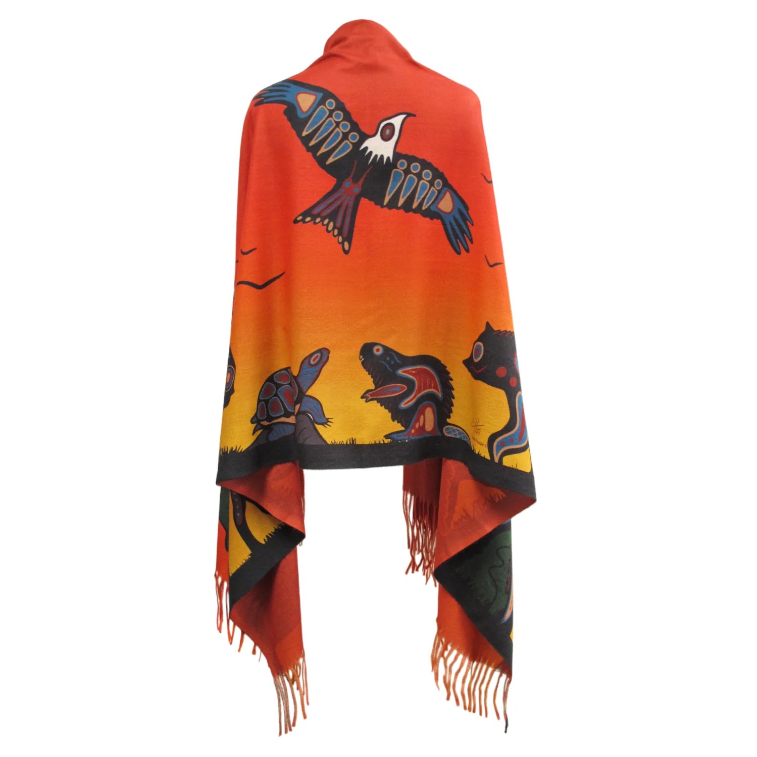 Native American Eco Art Shawl