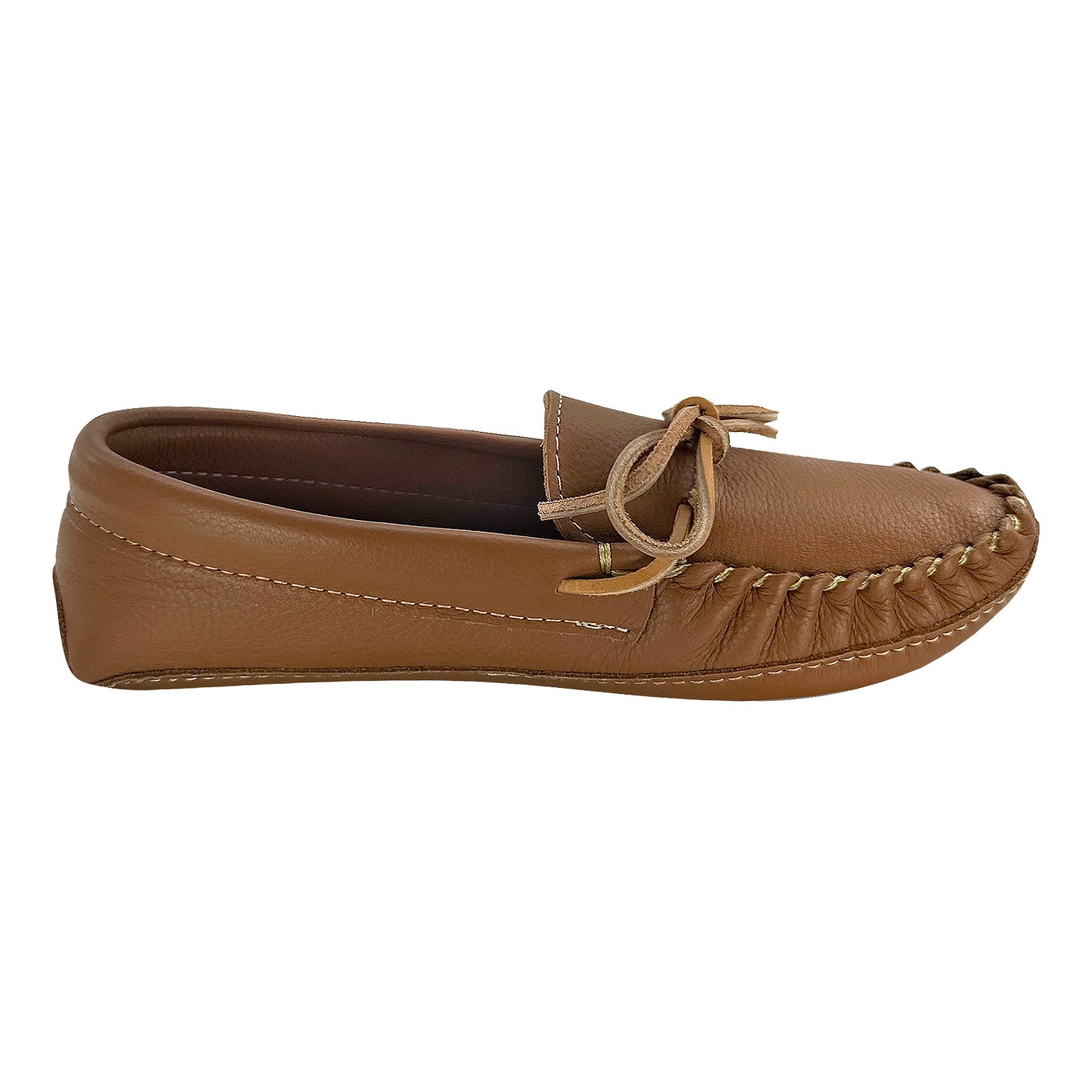 Women's FINAL CLEARANCE Double Deerskin Leather Moccasins (9, 10)