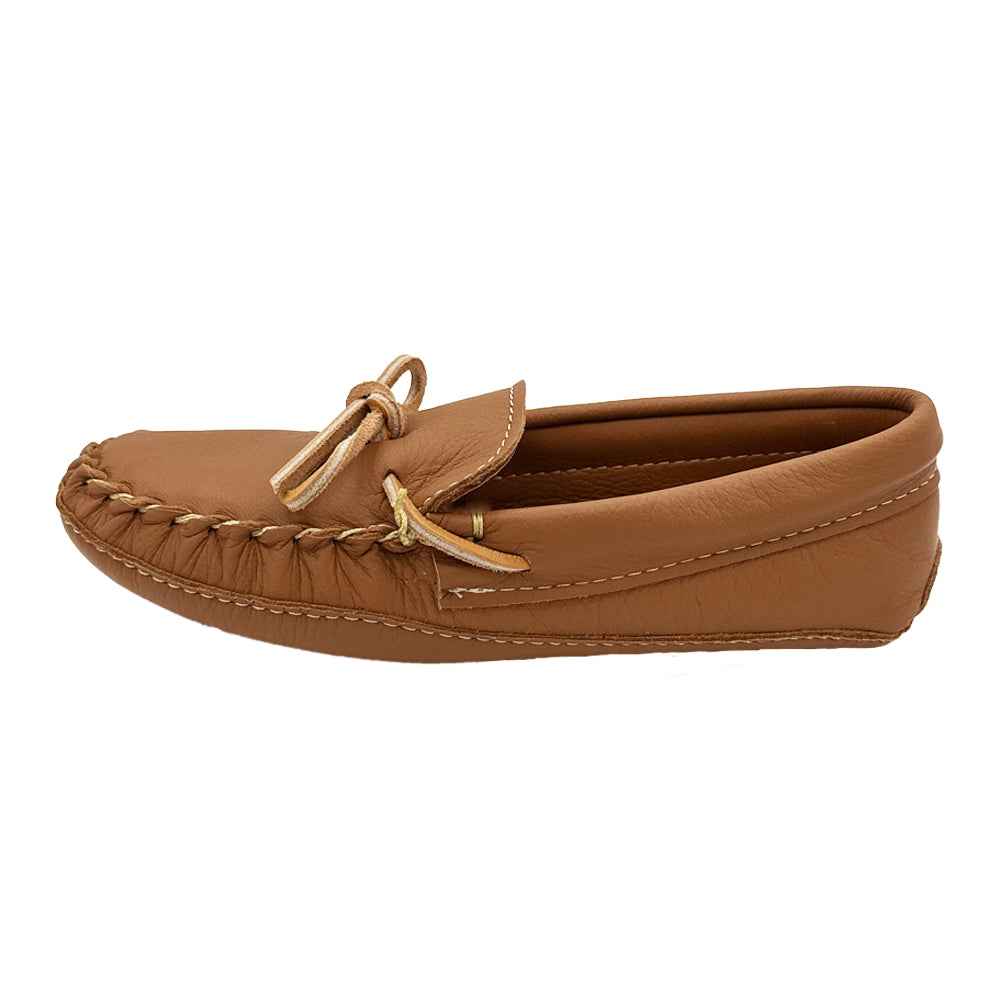 Women's Double Deerskin Leather Moccasins