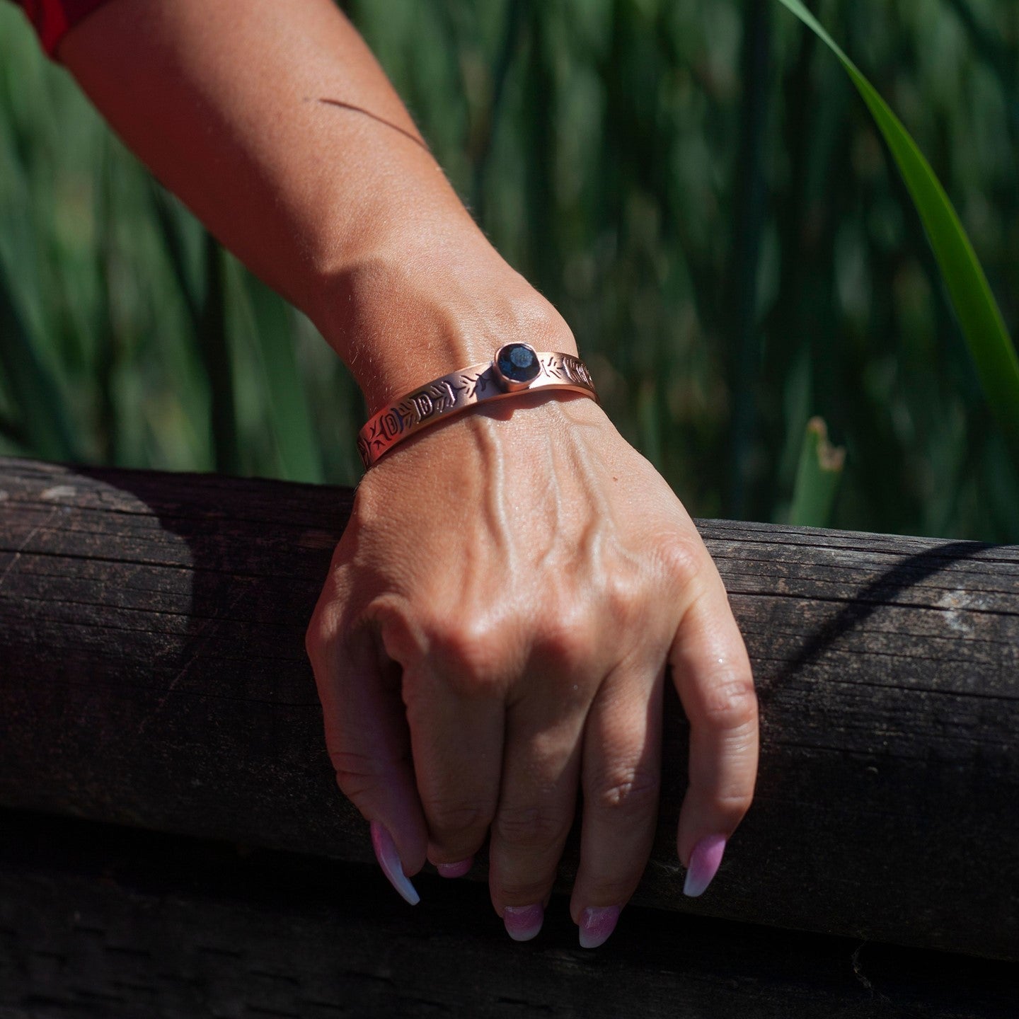 Indigenous Art Sacred Feather Bangle