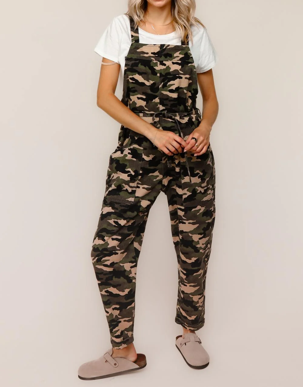 Women's Camo Comfy Overall Jumpsuit
