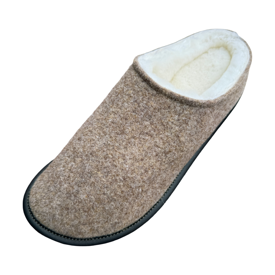 Women's Sheepskin Lounger Felt Slippers
