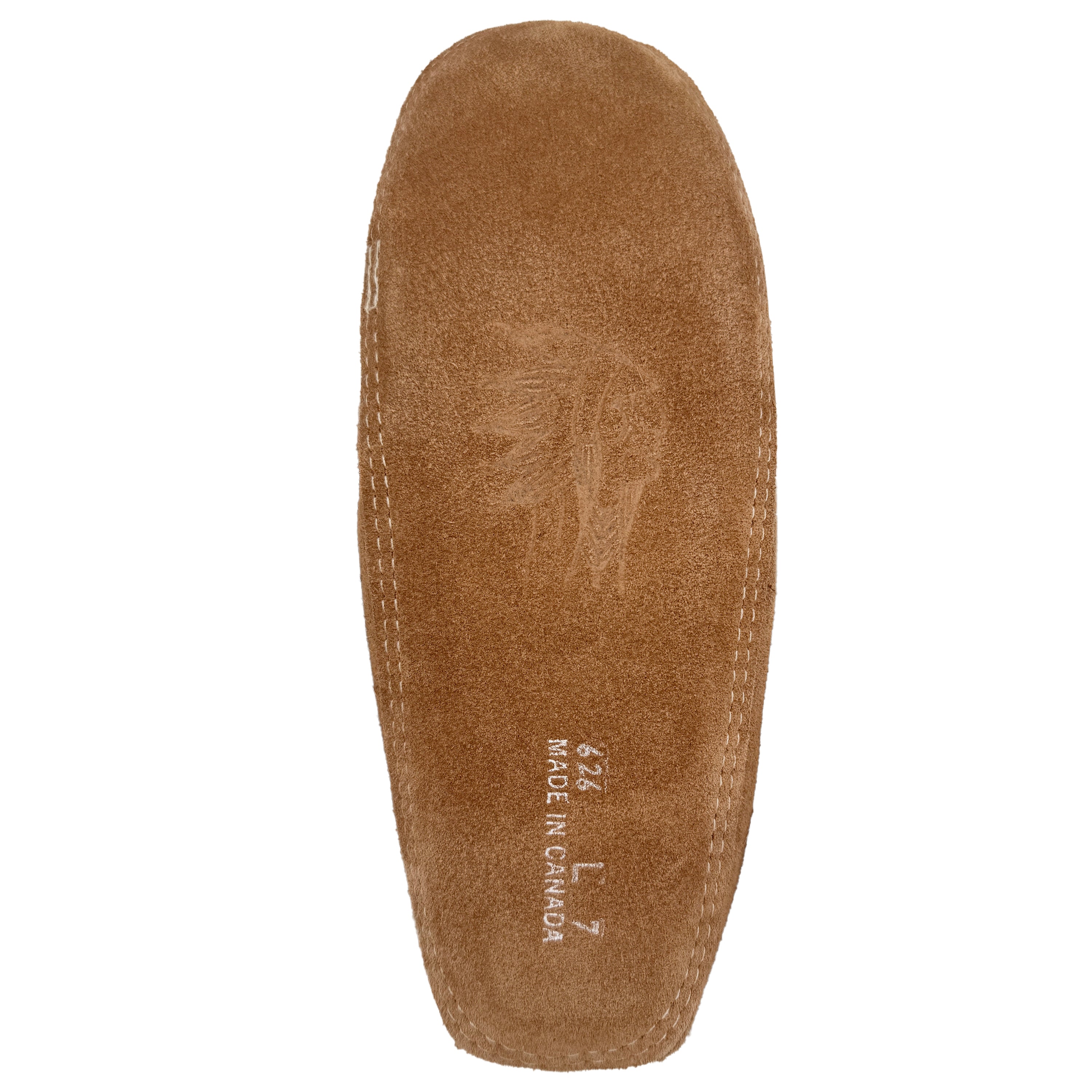 Women's Floral Embossed Rabbit Fur Moccasins