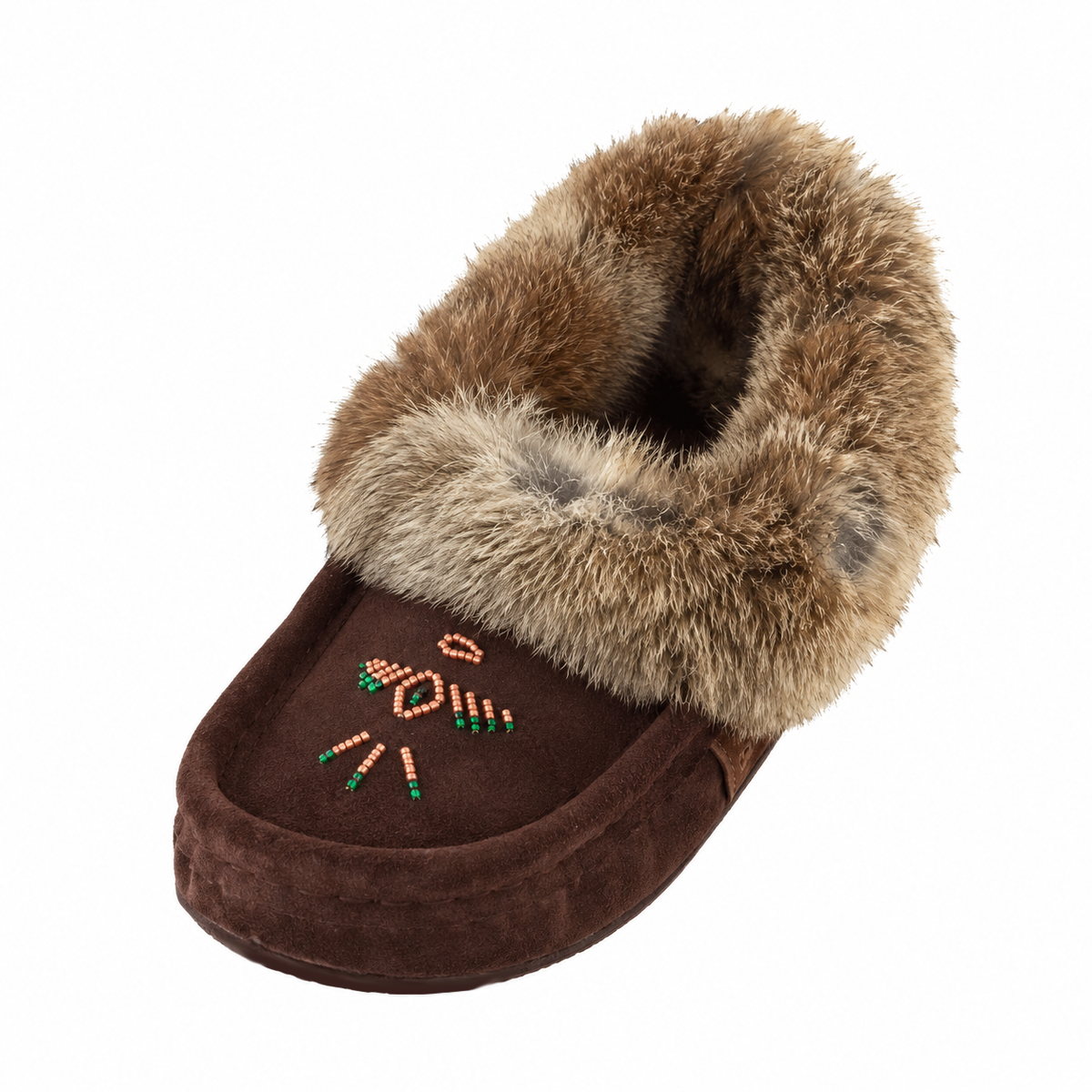 Women's Rabbit Fur Moccasins
