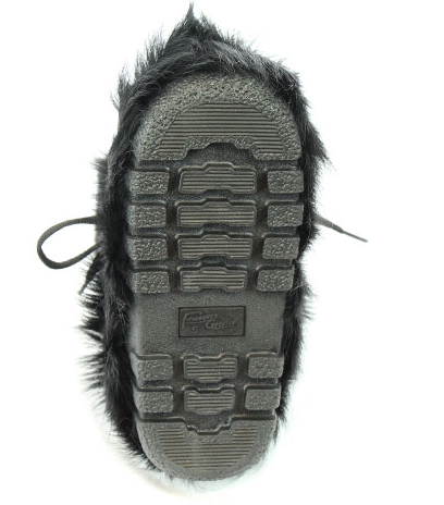 Black Cow Skin Winter Boots for Men & Women