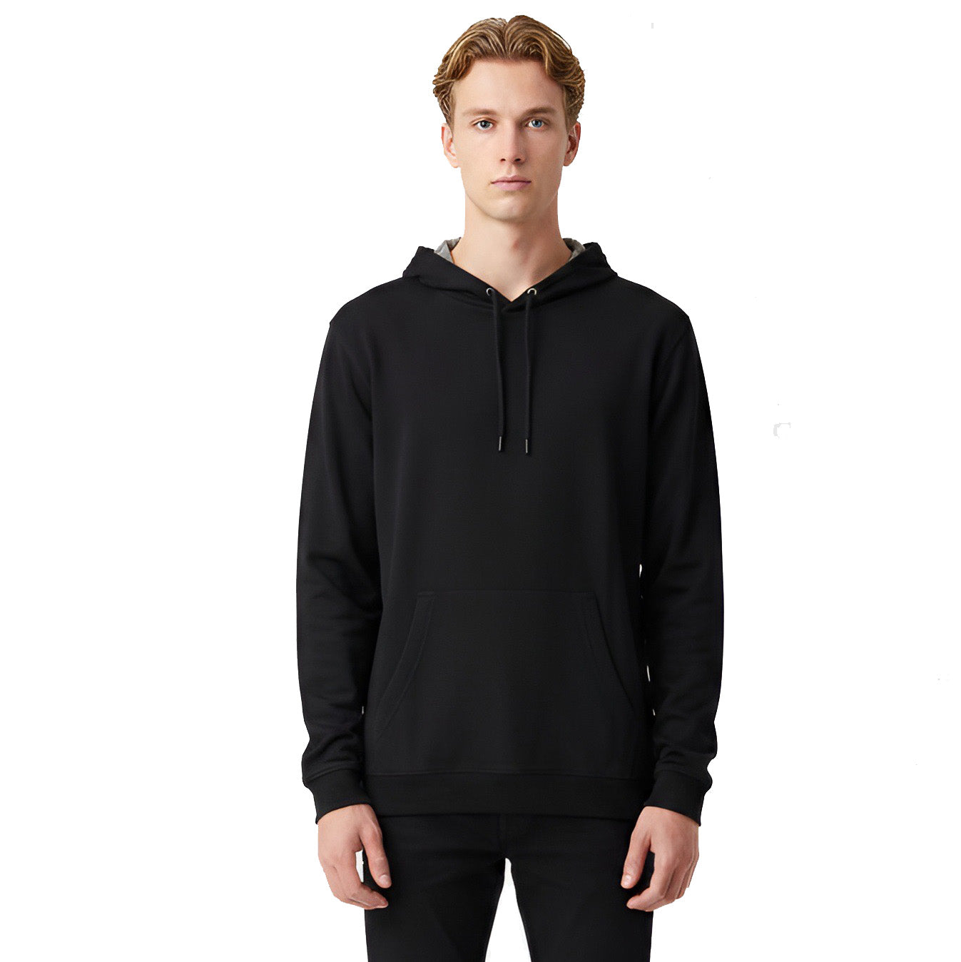 EMF Shielding Silver Fibre Cotton Blend Pullover Hoodie