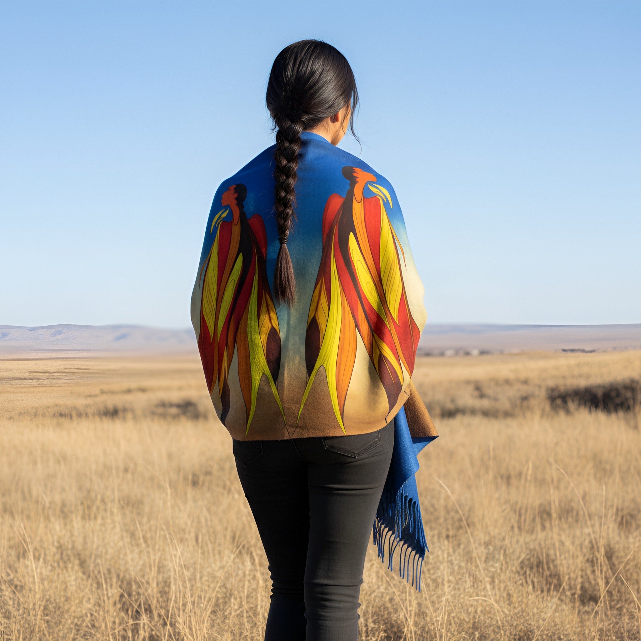Native American Eco Art Shawl