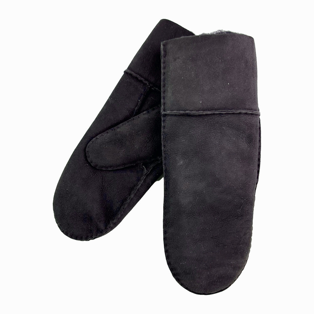 Brown Sheepskin Mittens for for Men & Women