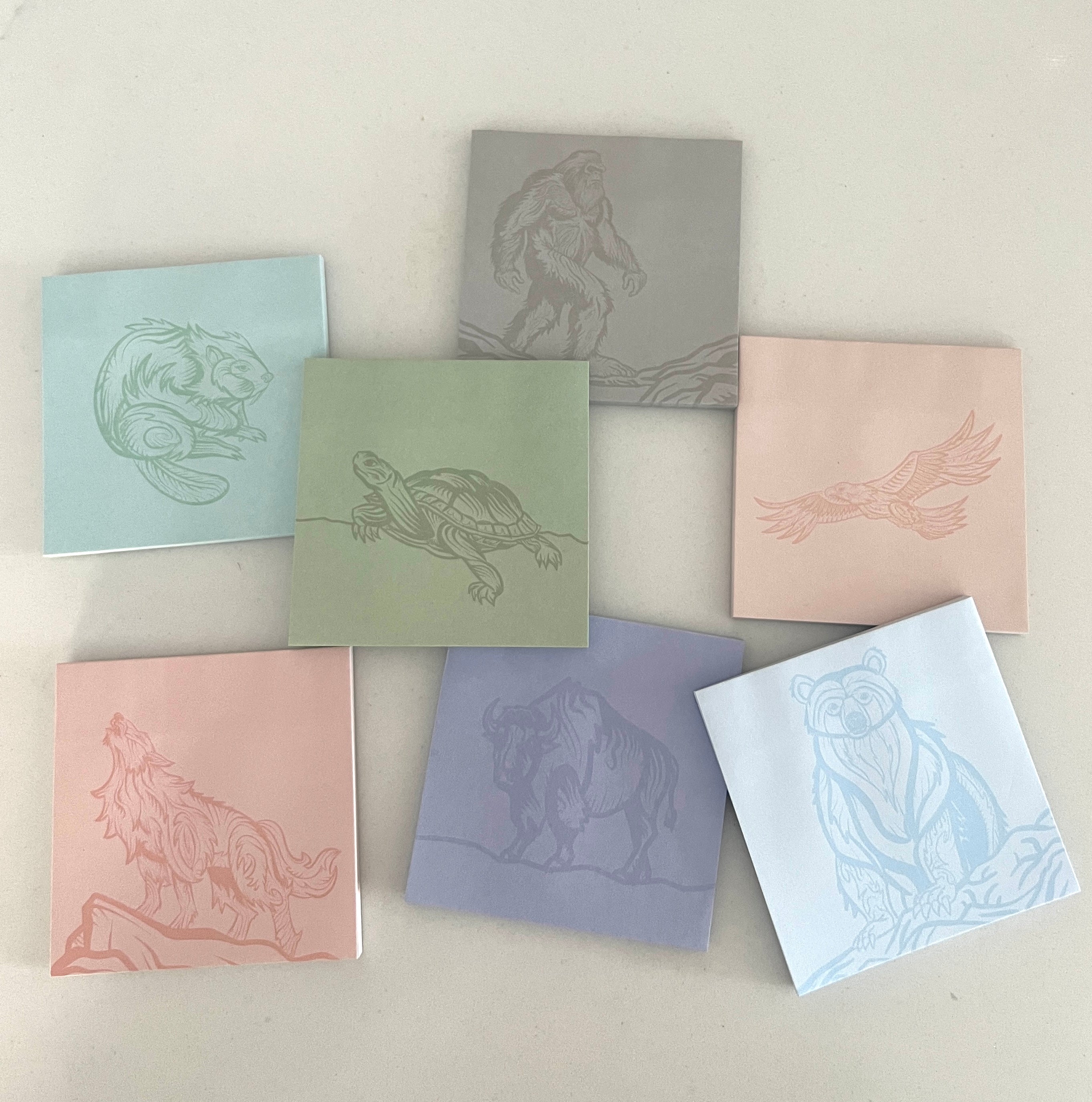 Indigenous Art Sticky-Notes 7 Teachings