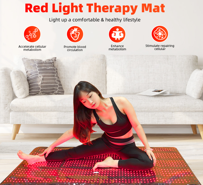Red Light Therapy mat for Yoga