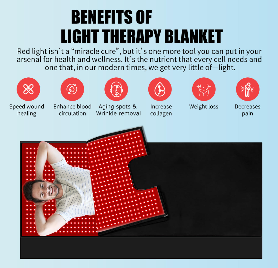 Red Light LED Sleep Bag