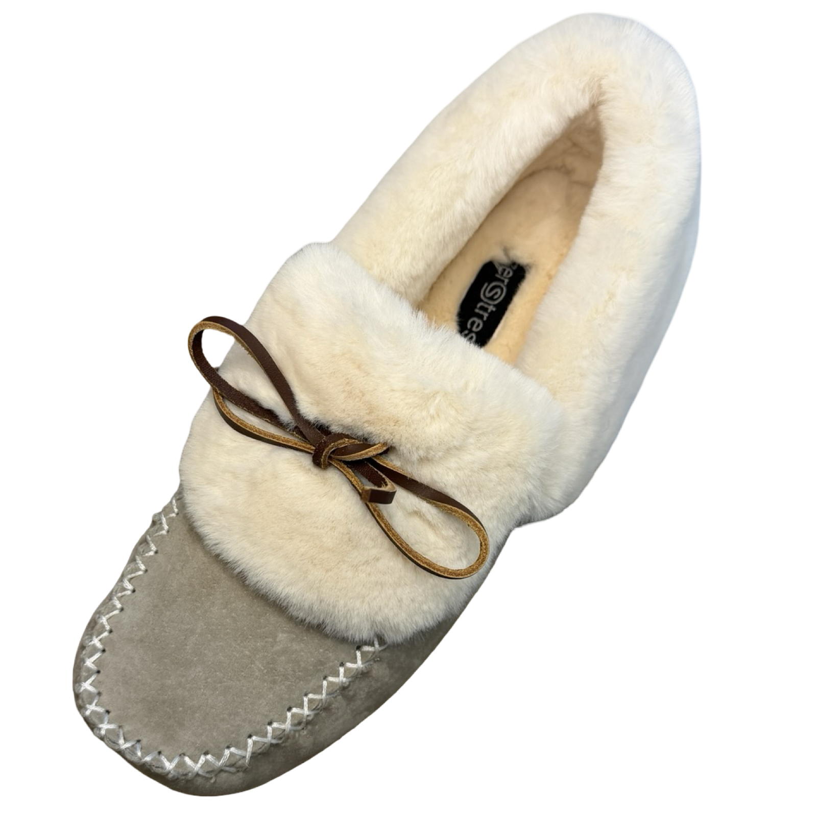 Lynette Women's Lined Suede Slippers, on FINAL CLEARANCE