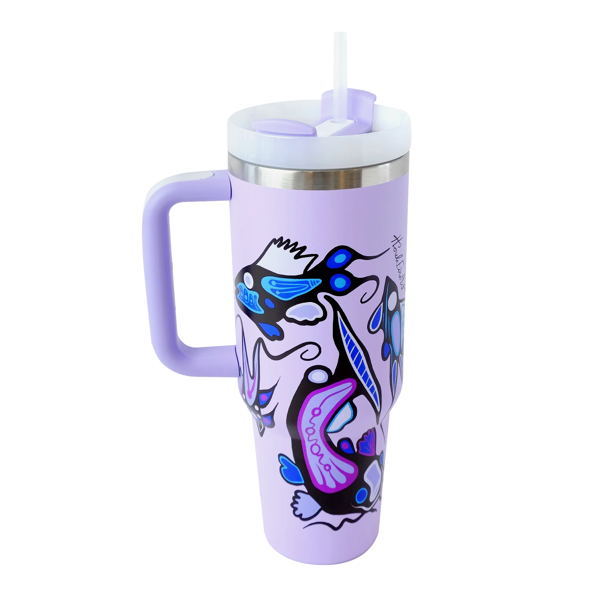 Indigenous Art Travel Tumbler