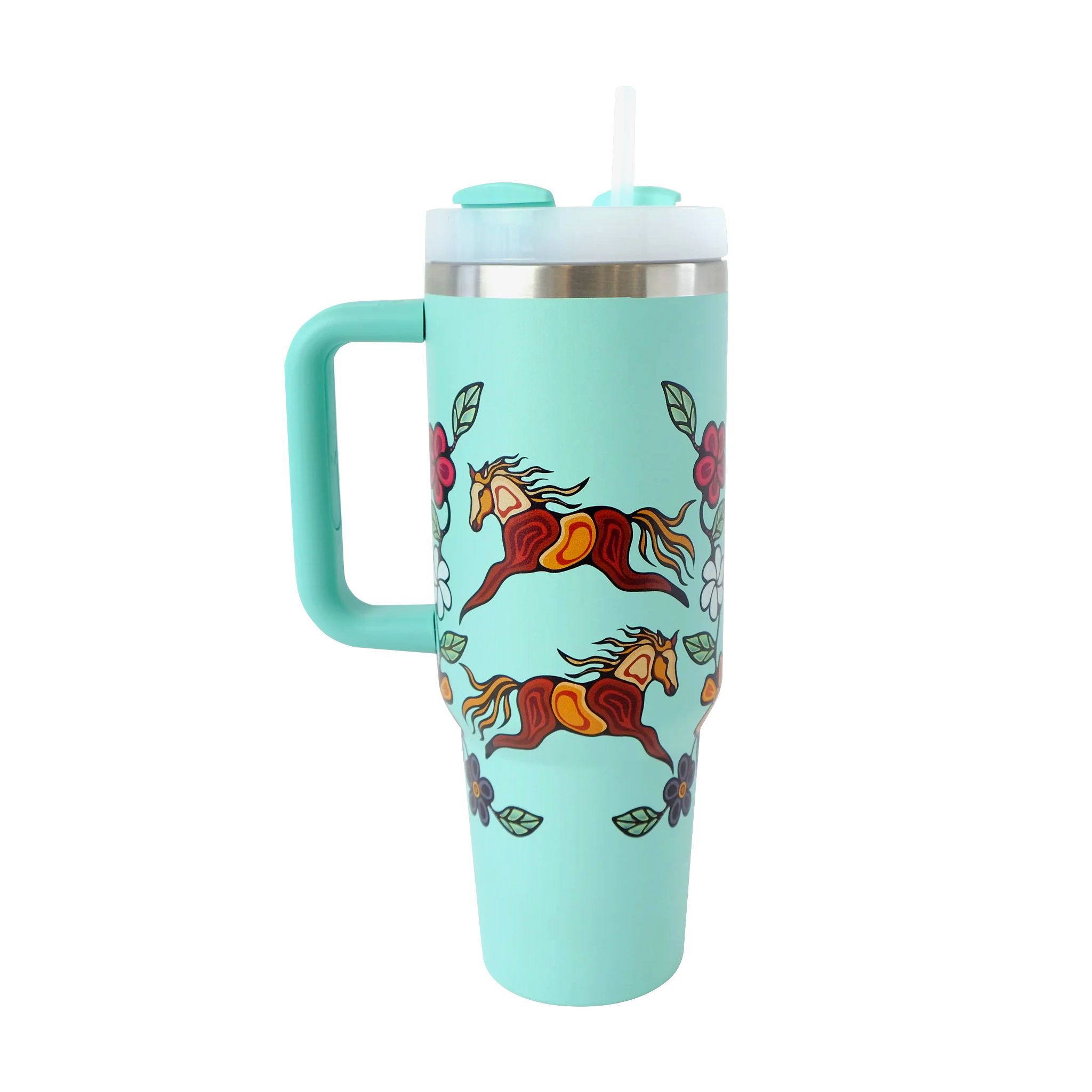 Indigenous Art Travel Tumbler