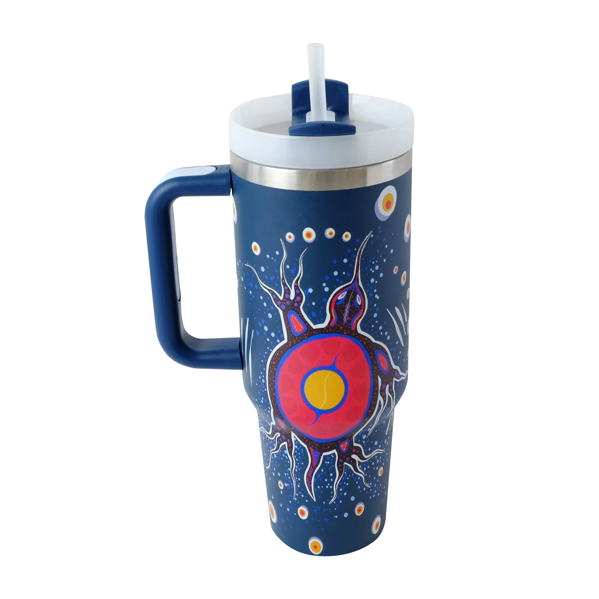 Indigenous Art Travel Tumbler