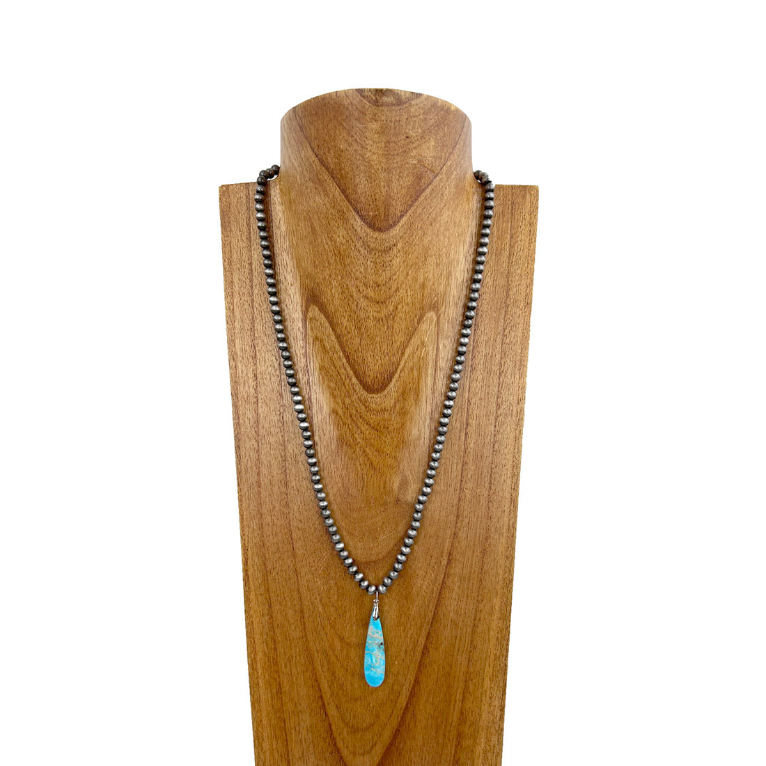 Navajo Pearl Turquoise Pendant Necklace
