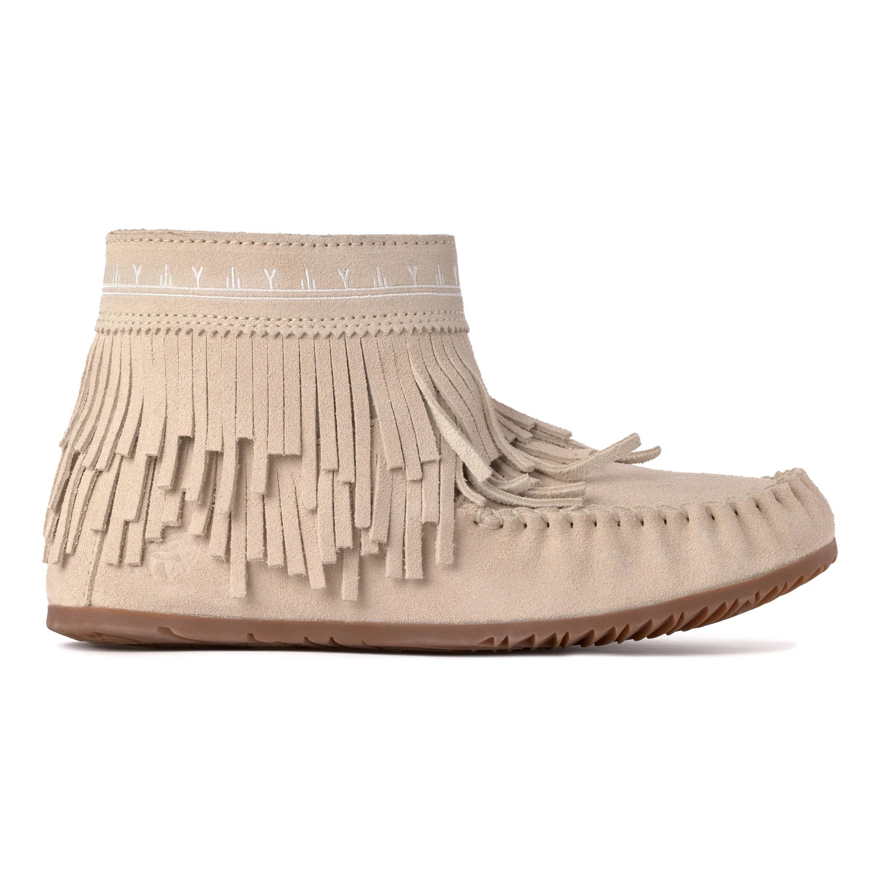 Women's Suede Dancer Ankle Moccasin Boots v2