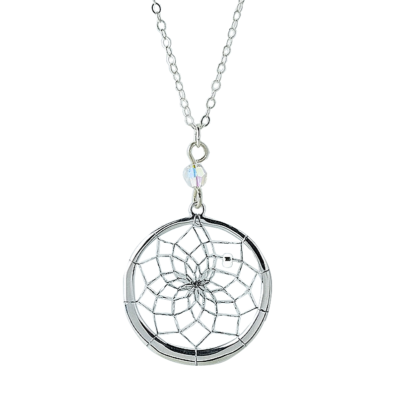 Sterling Silver Dream Catcher Necklace Monague Native Crafts Gifts
