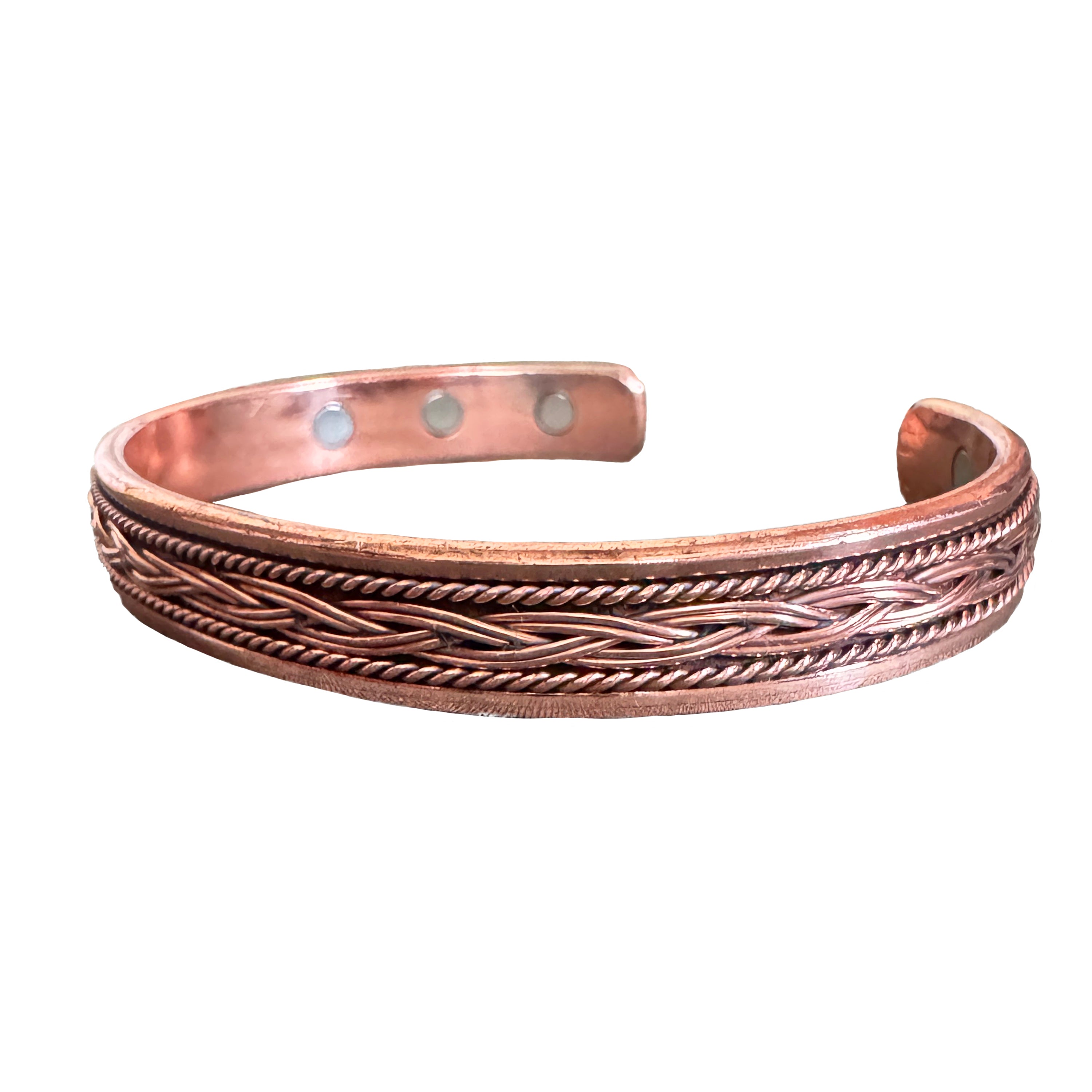 bare. copper. Magnetic Bracelets
