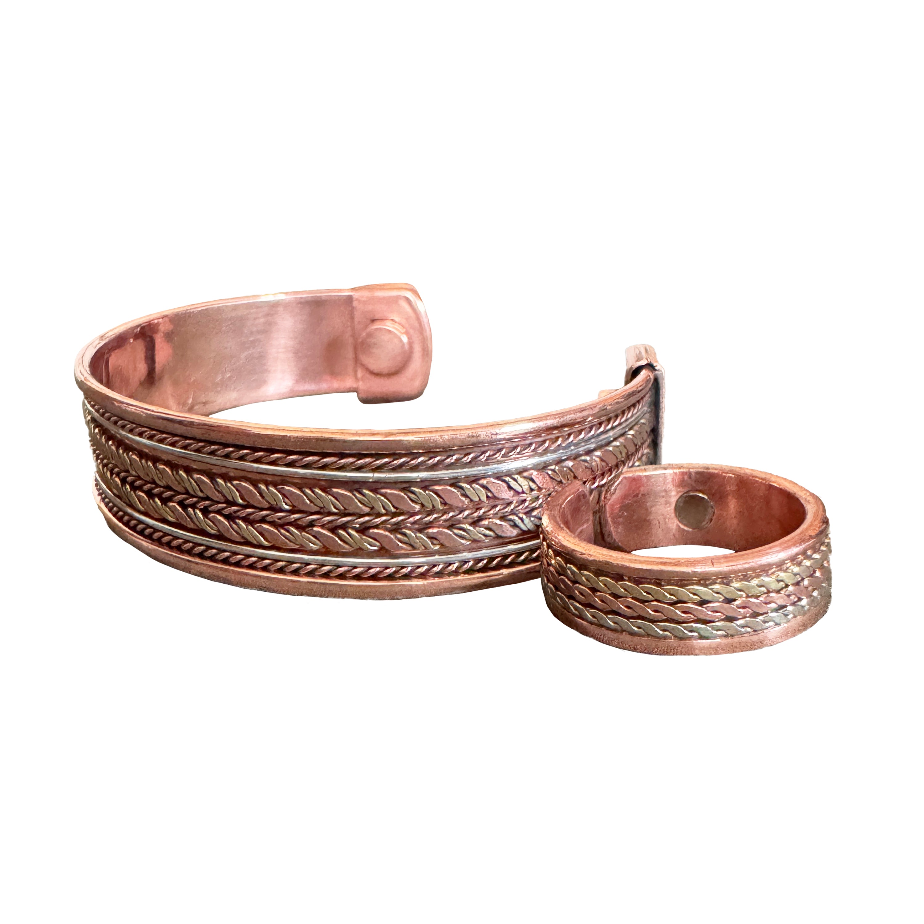 bare. copper. Magnetic Bracelets