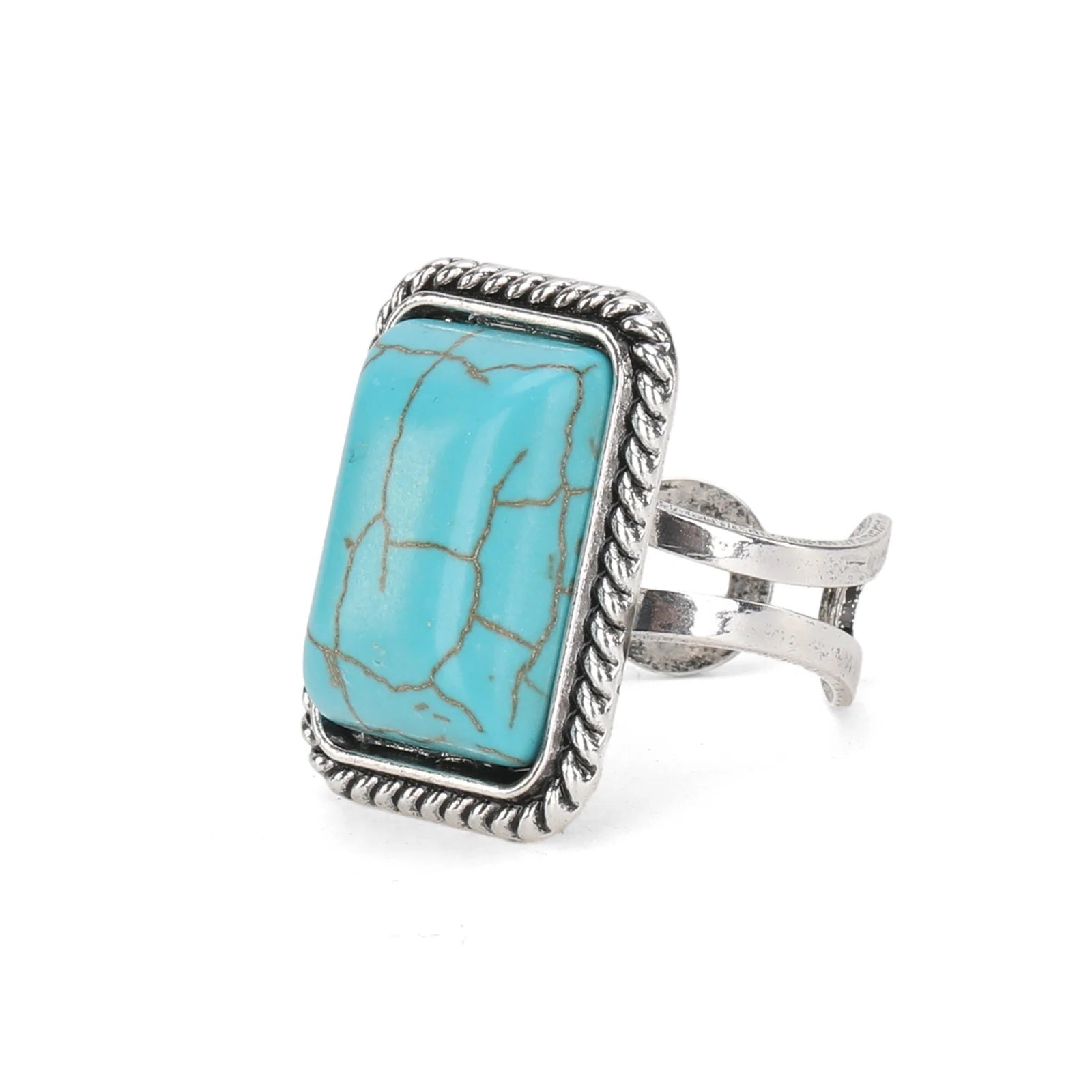 Vintage Silver Turquoise Ring