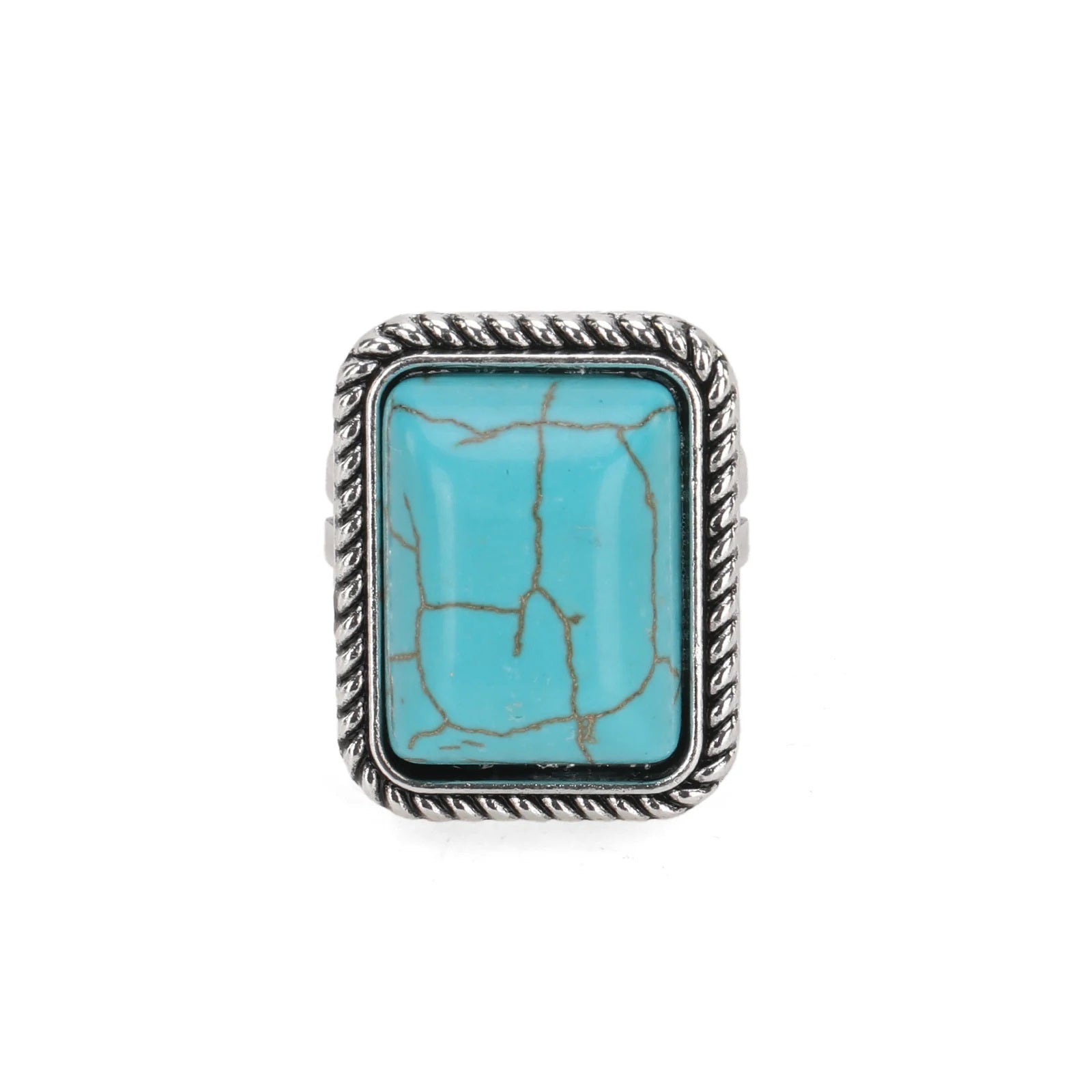 Vintage Silver Turquoise Ring