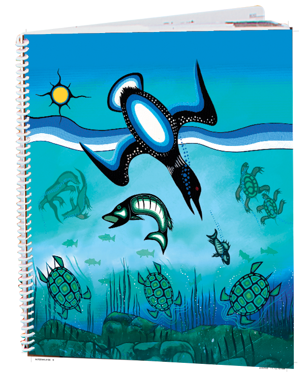 Indigenous Reflections Notebook Scribbler