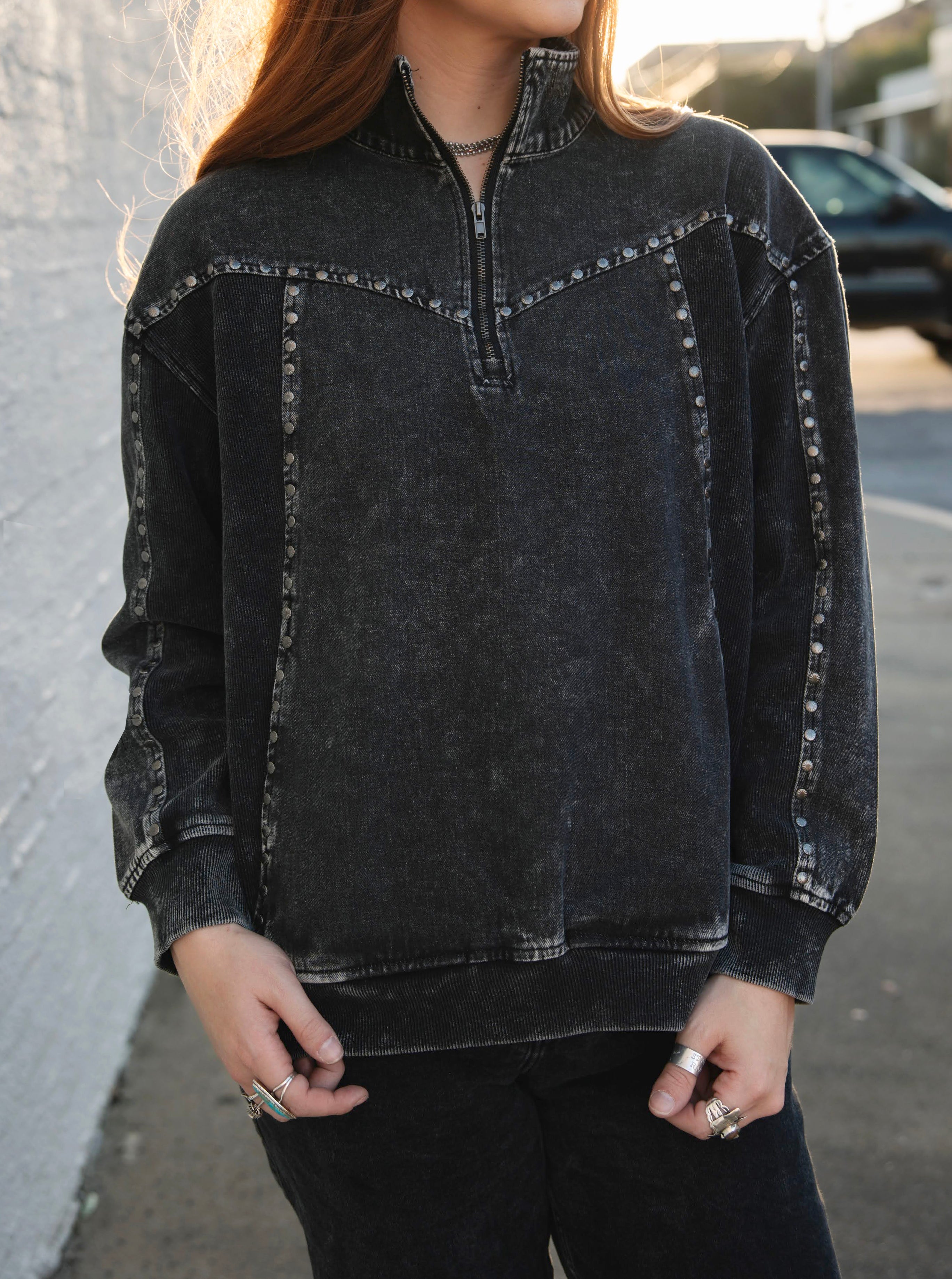 Women's Midnight Silver Creek Quarter-Zip Pullover