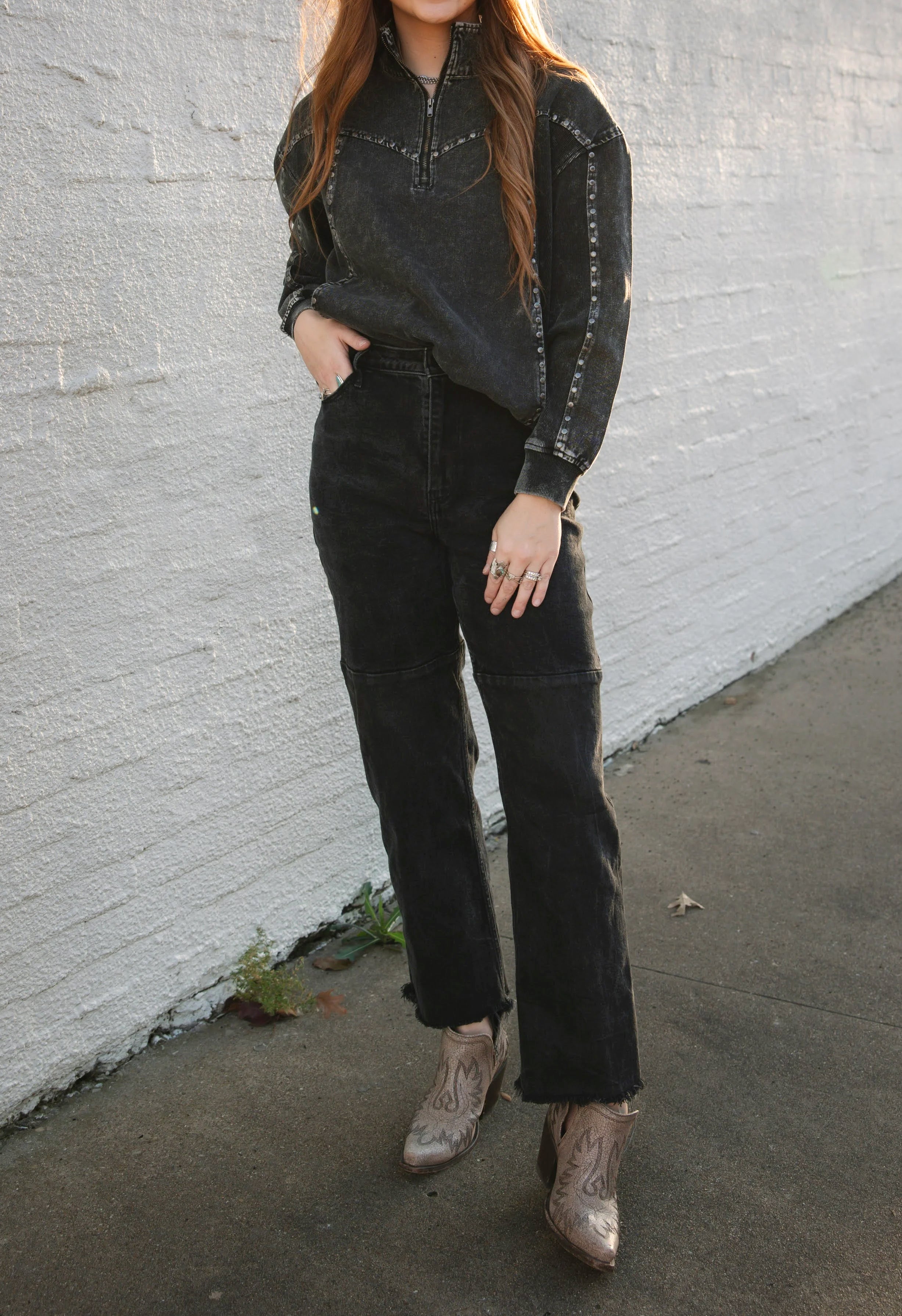 Women's Midnight Silver Creek Quarter-Zip Pullover