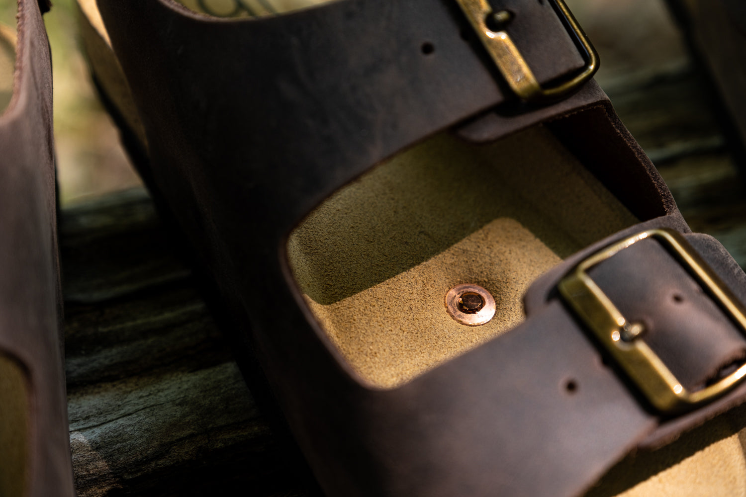 Women's Carina Black Sandals with Copper Rivet ( Final Clearance - Sizes 37-41 ONLY)