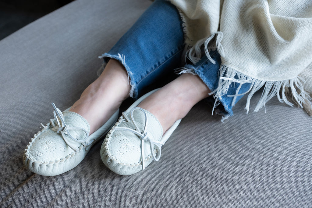 Women's Ice Lined Moccasins (Final Clearance - Size 9 & 10 ONLY)