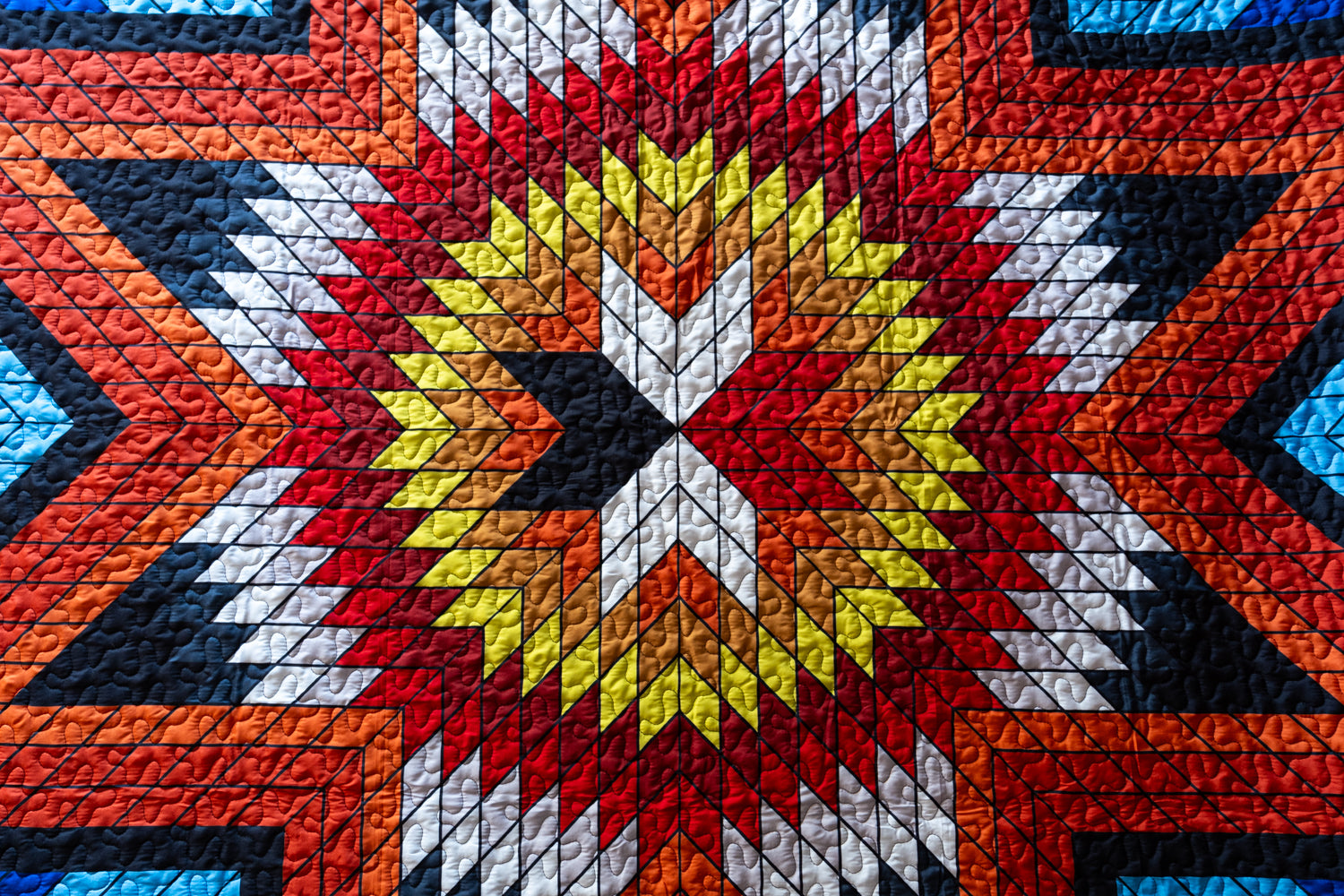 Indigenous Art Quilt Bedding Set (Queen)