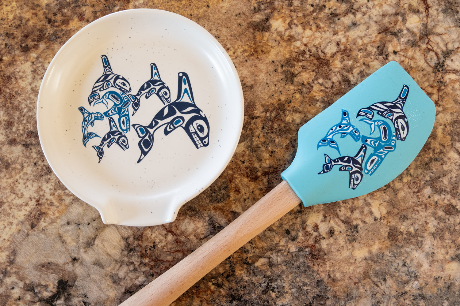 Indigenous Art Spoon Rest