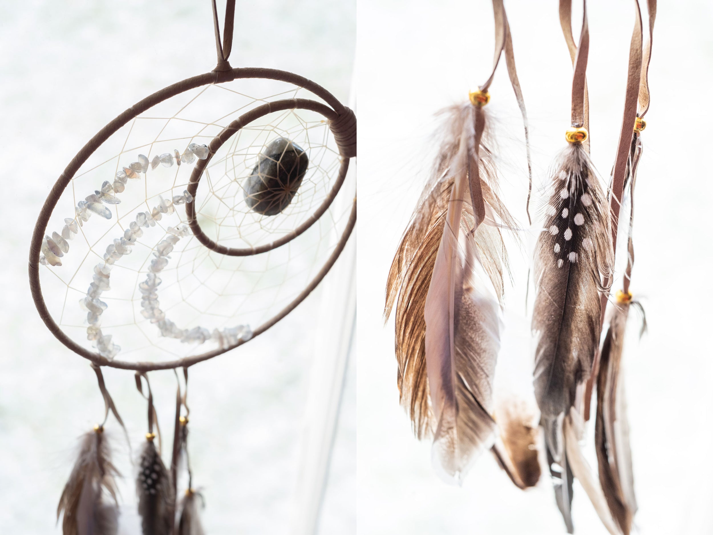 Dreamcatcher with Semi-Precious Stones