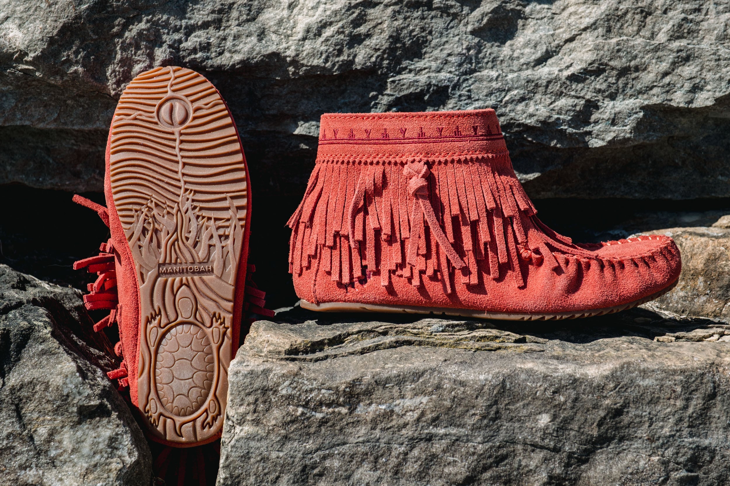 Women's Suede Dancer Ankle Moccasin Boots