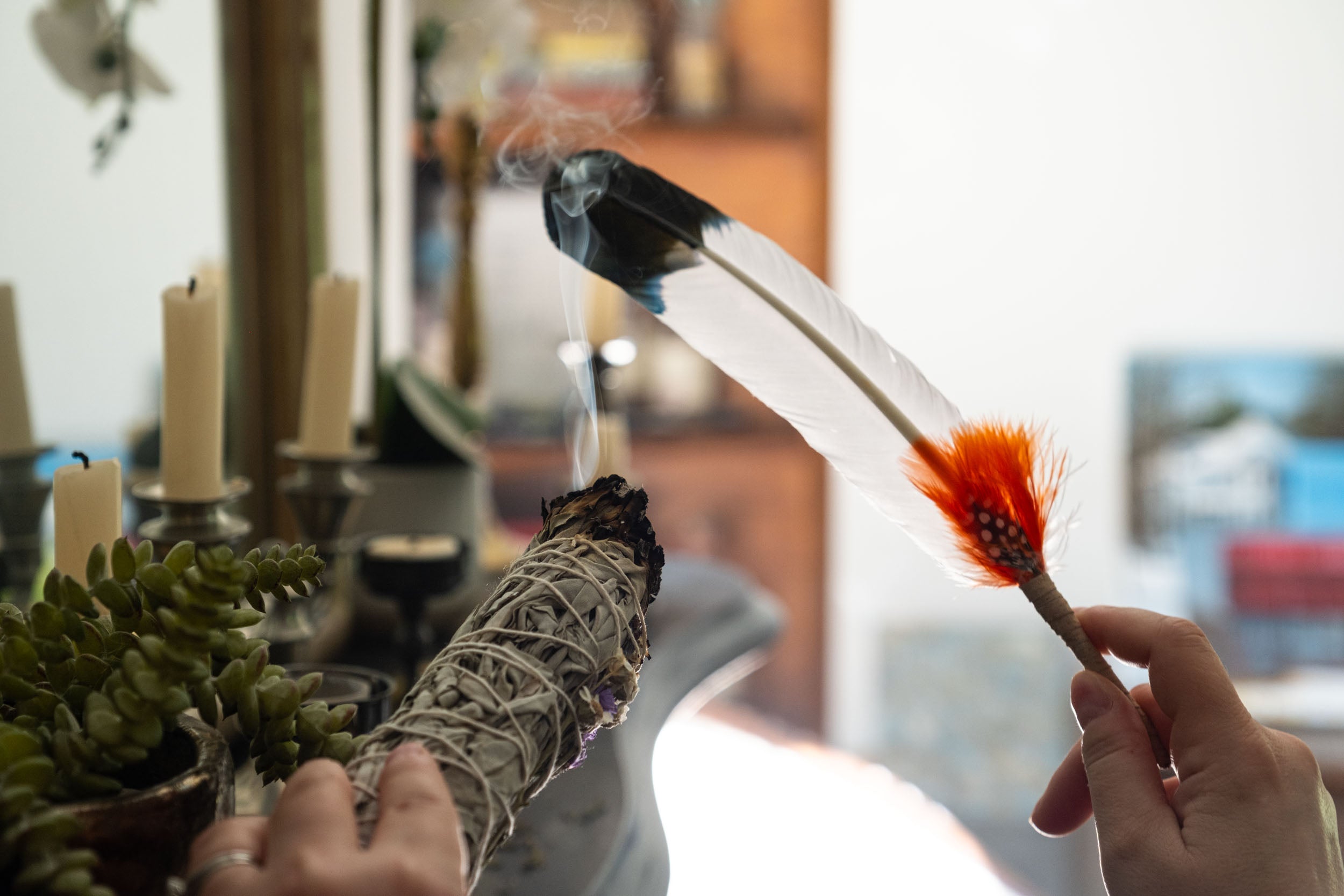 Large Smudging Feather