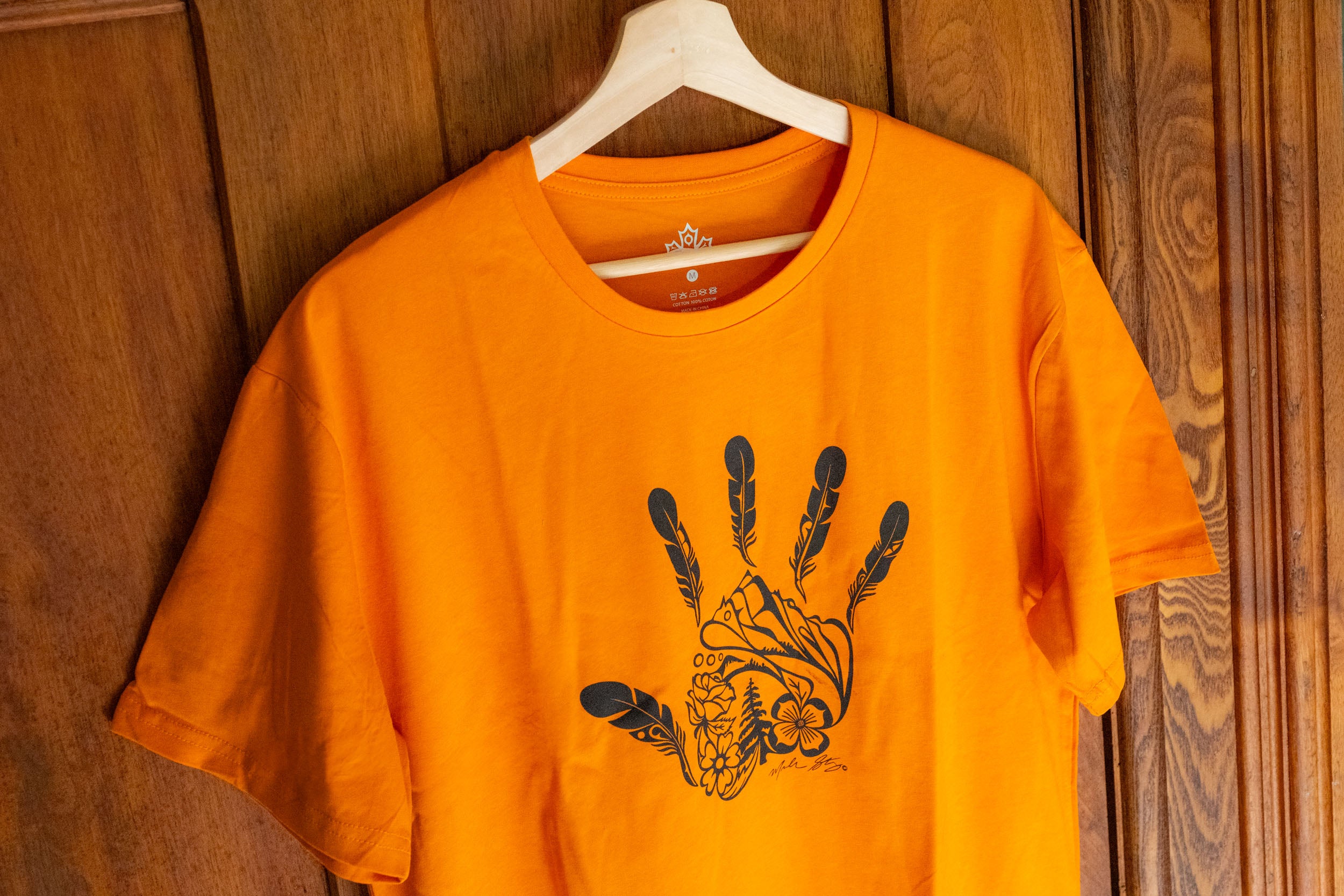 Indigenous Art Gitxsan Hand T-Shirt
