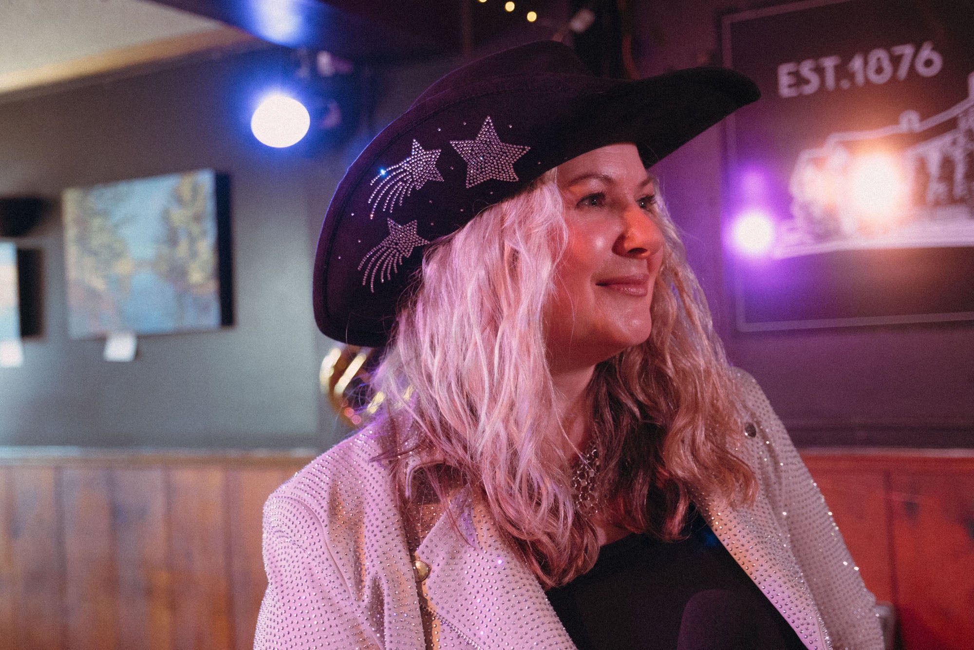 Rhinestone Embroidered Western Cowboy Hat