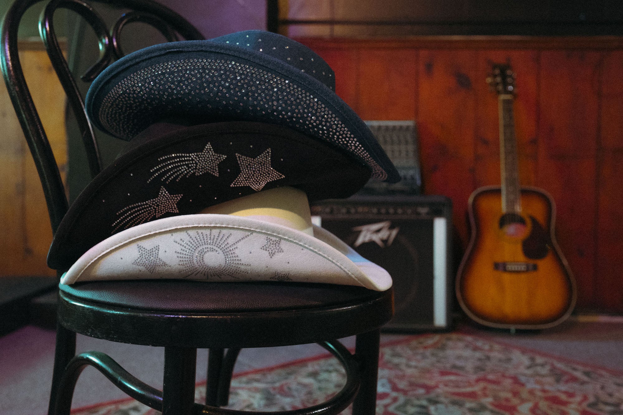 Rhinestone Embroidered Western Cowboy Hat