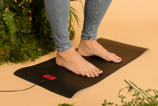Grey Desk Mat for Earthing