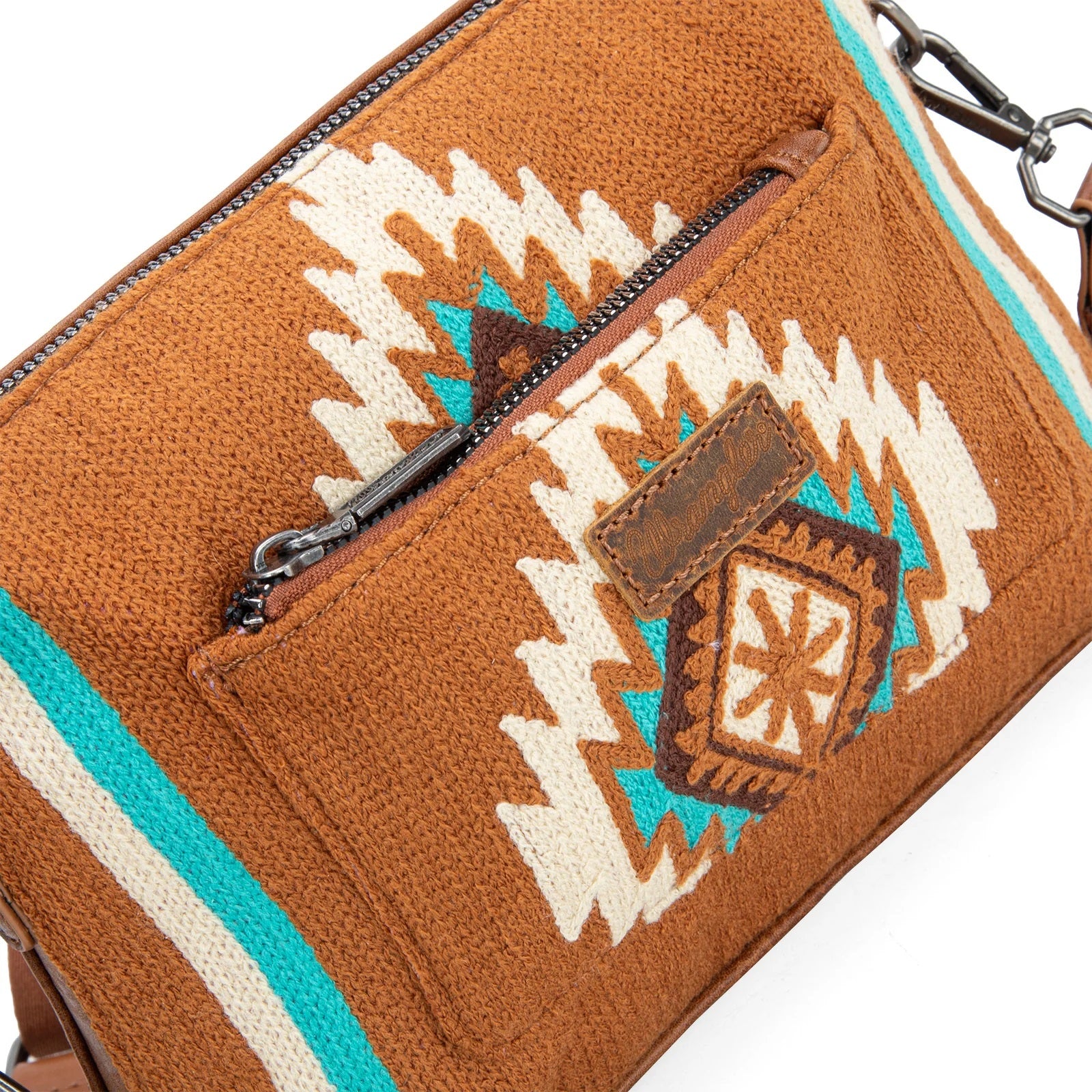 Southwestern Knitted Crossbody Bag