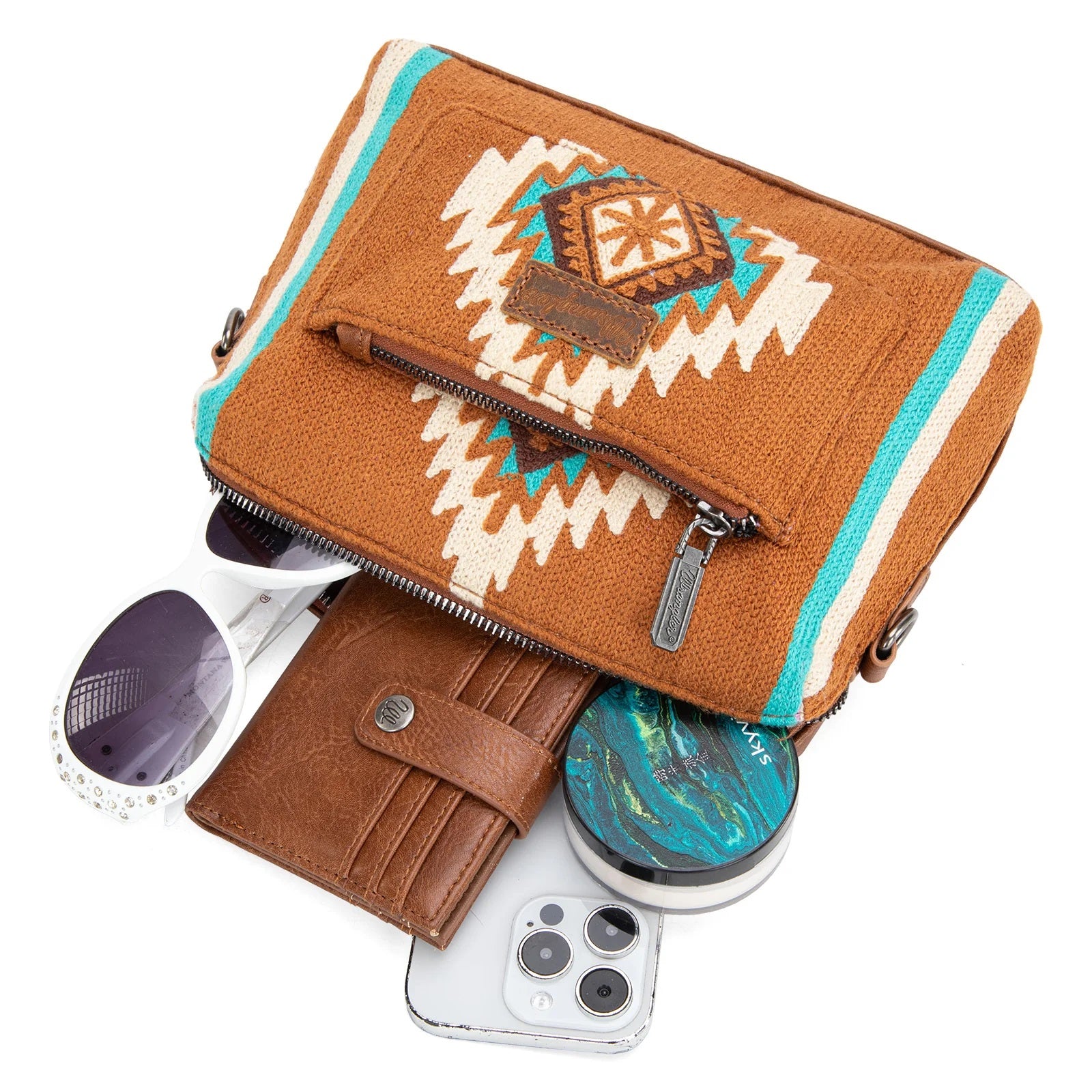 Southwestern Knitted Crossbody Bag