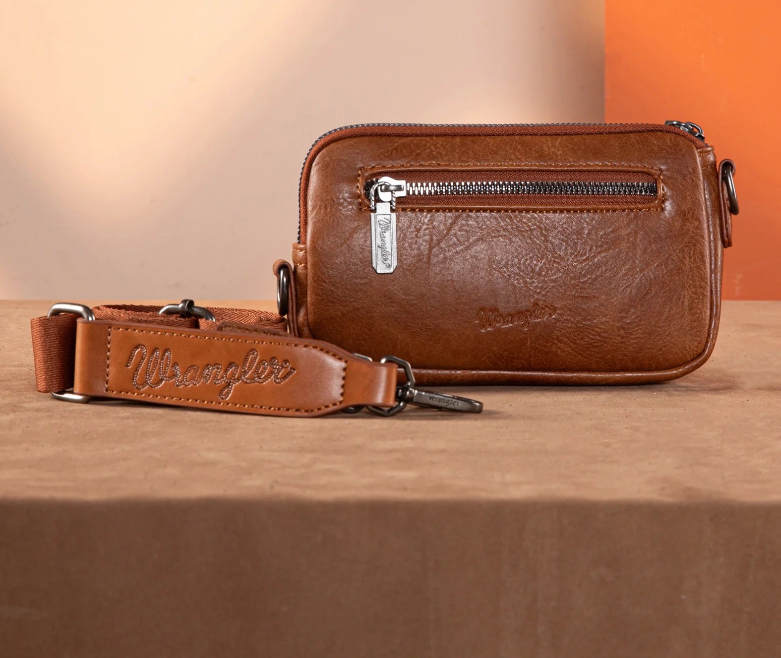 Southwestern Knitted Mini Wallet Crossbody Bag