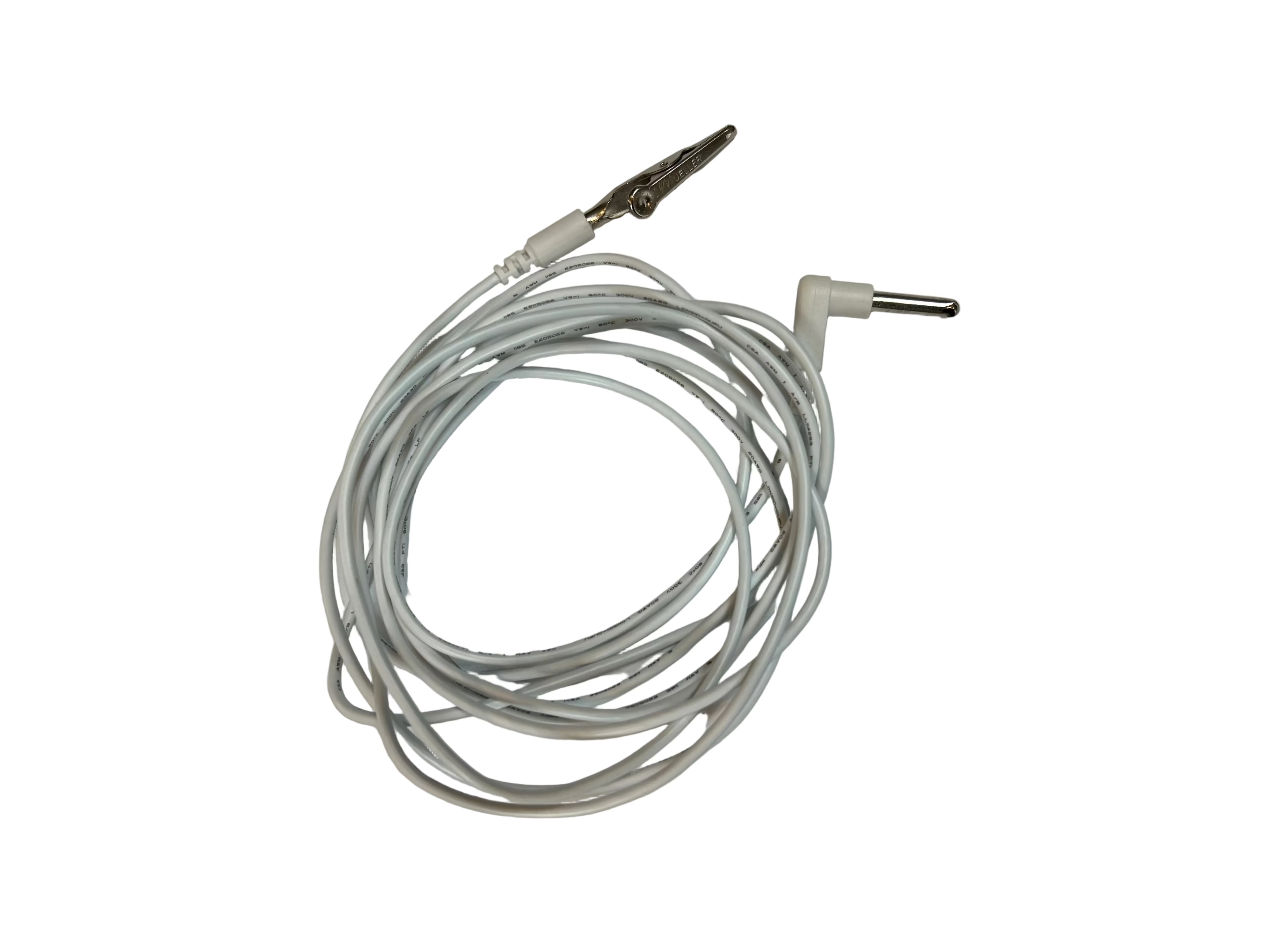 Earthing Grounded Straight Cord with Alligator Clip