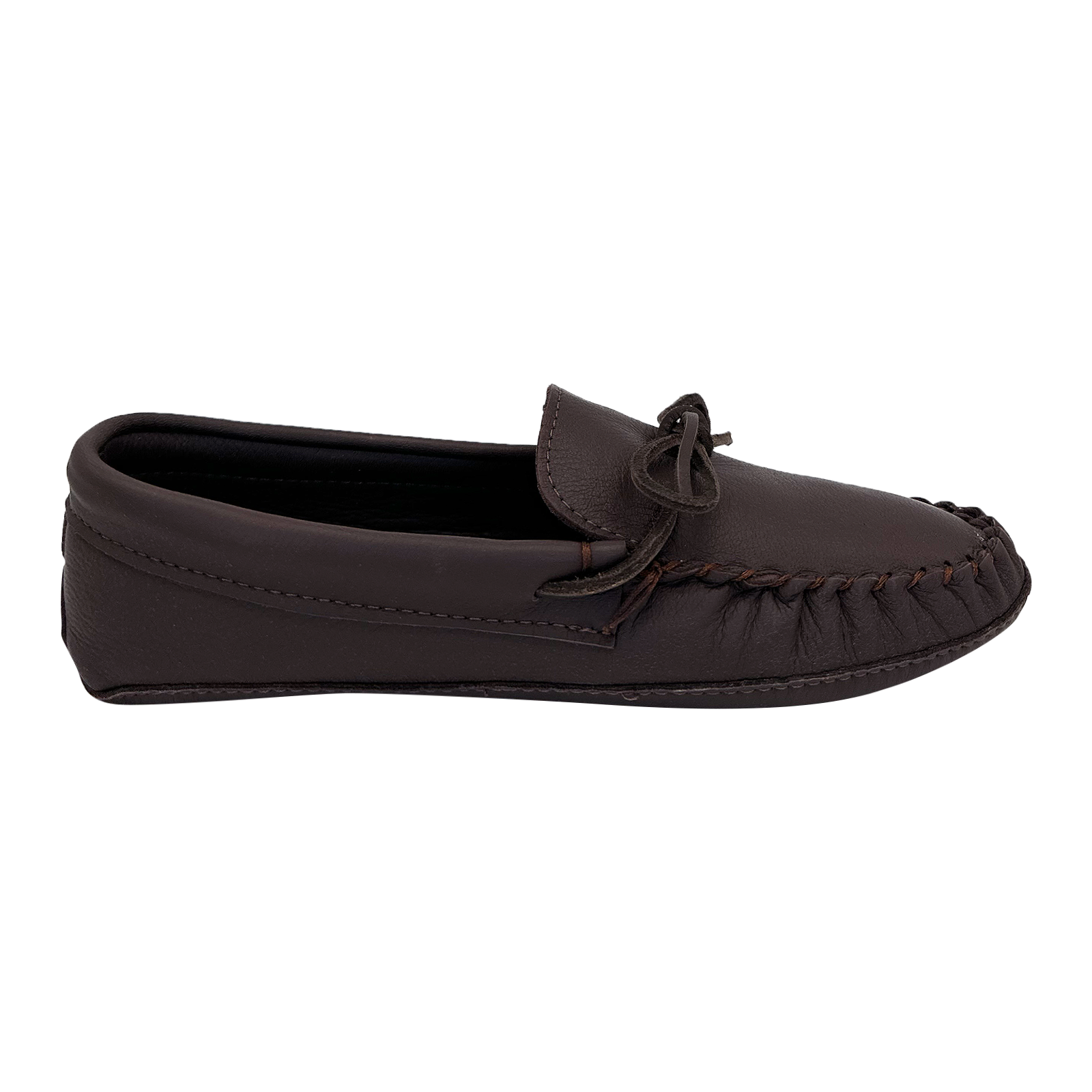 Men's Soft Sole Double Deerskin Leather Moccasins