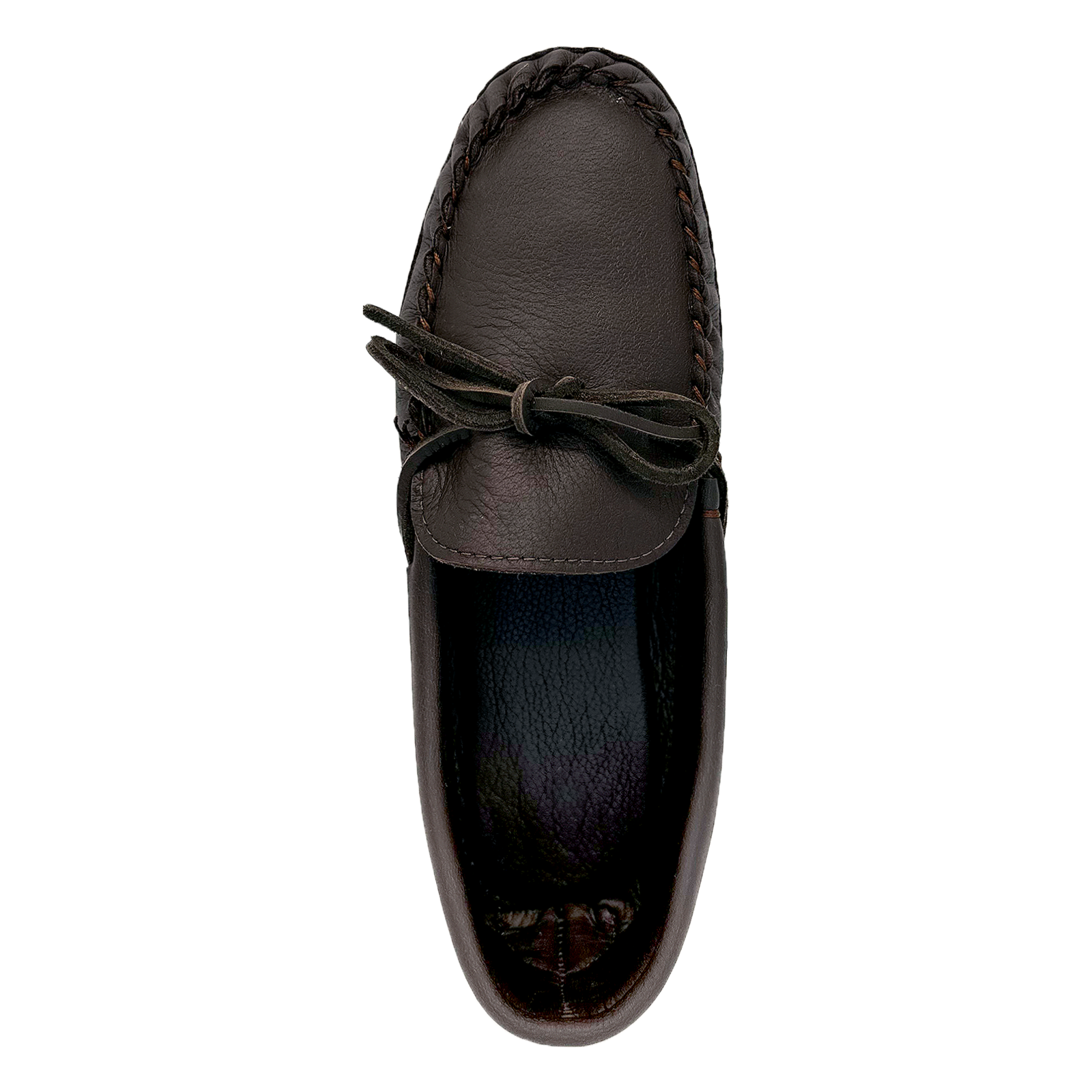 Men's Soft Sole Double Deerskin Leather Moccasins
