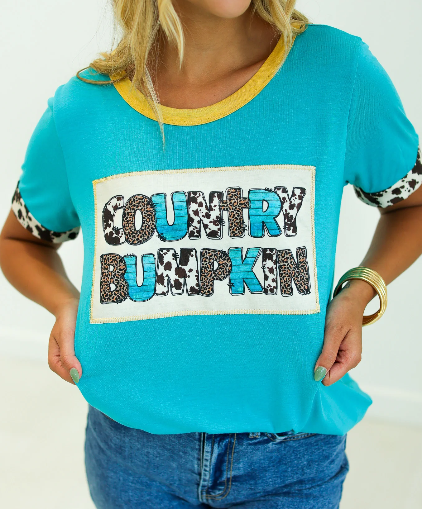 Women's Country Bumpkin Western Ringer T-Shirt